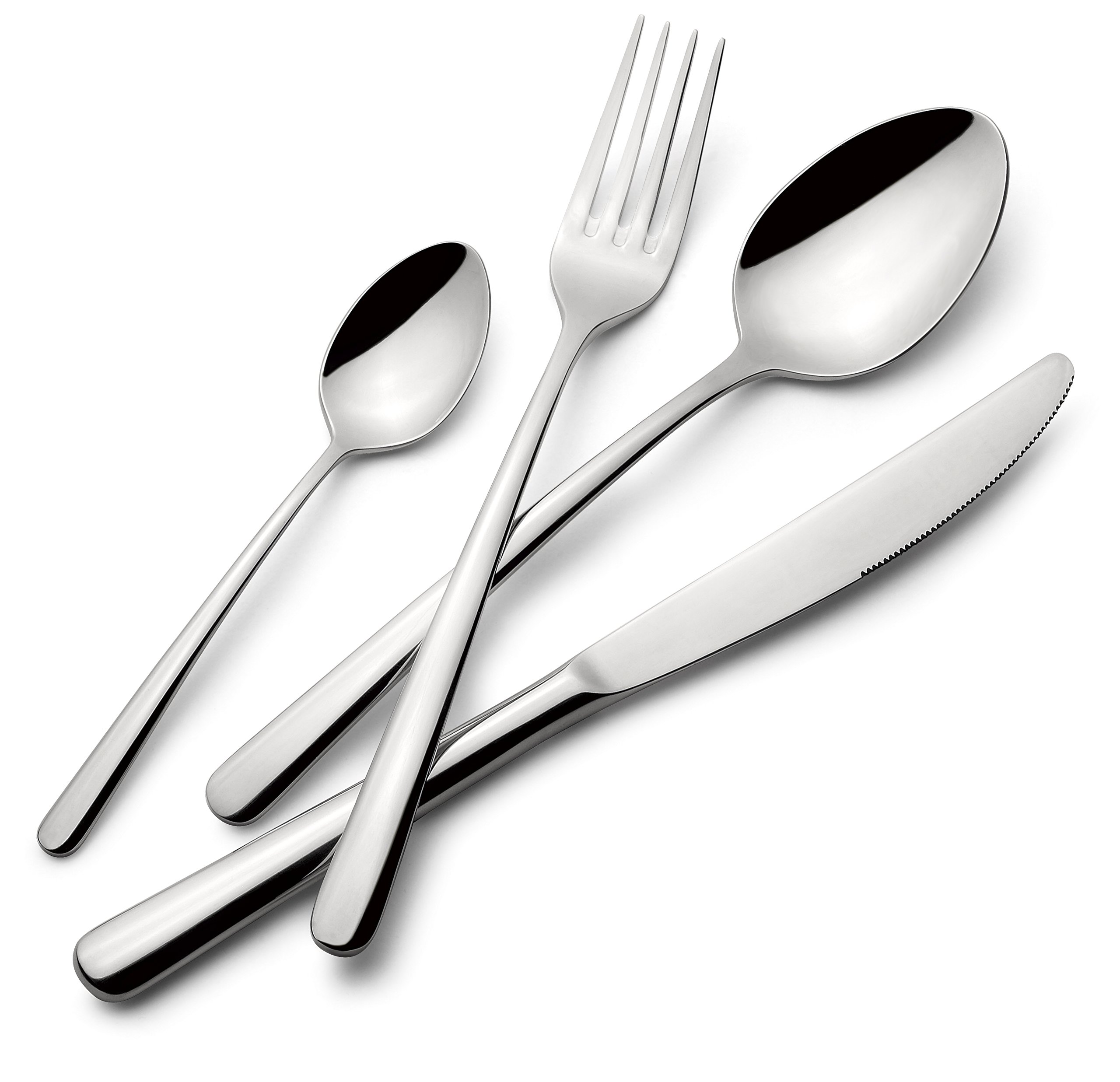 سرویس کارد و چنگال ۲۴ پارچه لاگوستینا مدل Ambra، کد ۱۴۴۳۰۶۵۰۵۲۴، استیل ضد زنگ