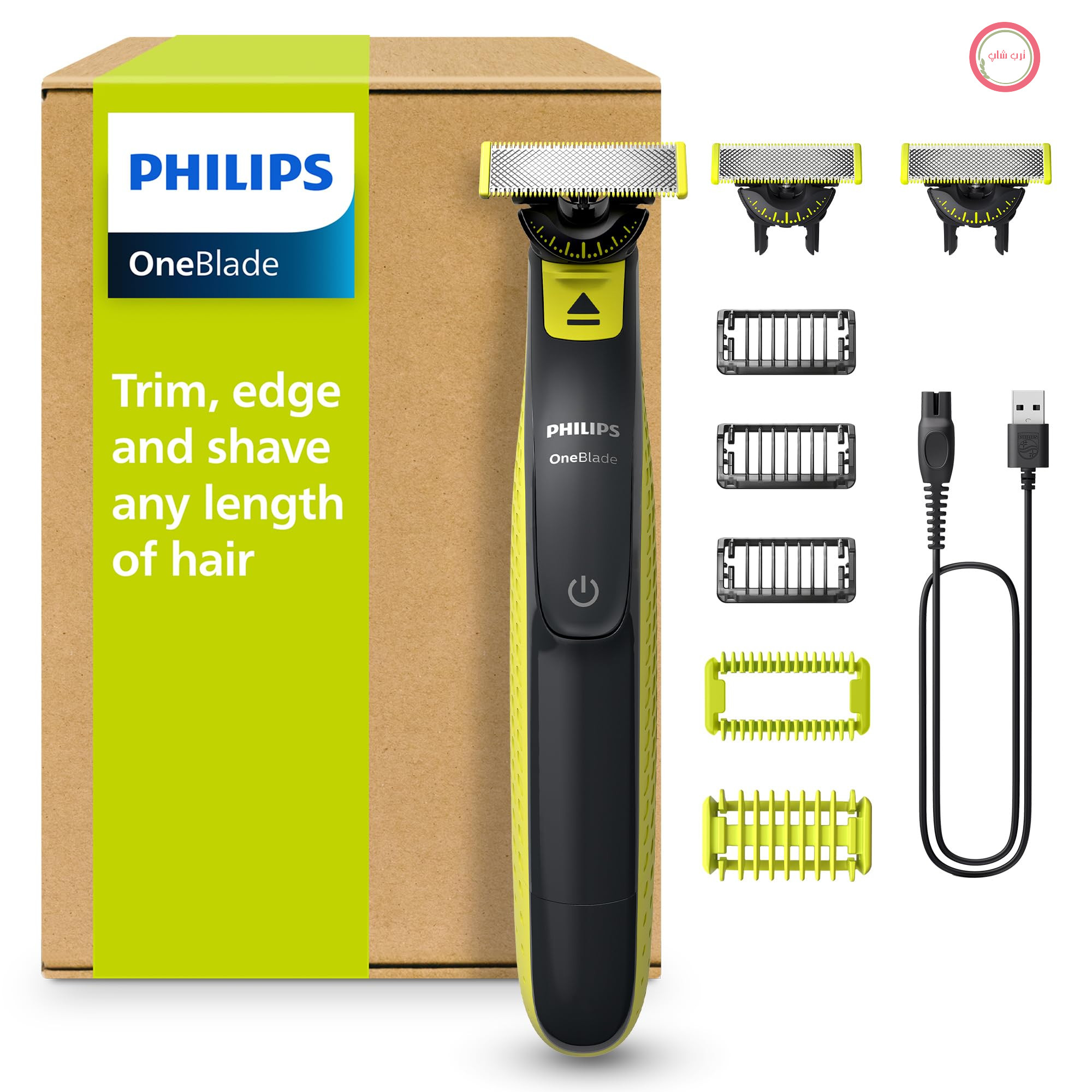 ریش تراش ماشین اصلاح بدن فیلیپس هلند Philips QP2824 وان‌ بلید ۳۶۰ درجه صورت و بدن