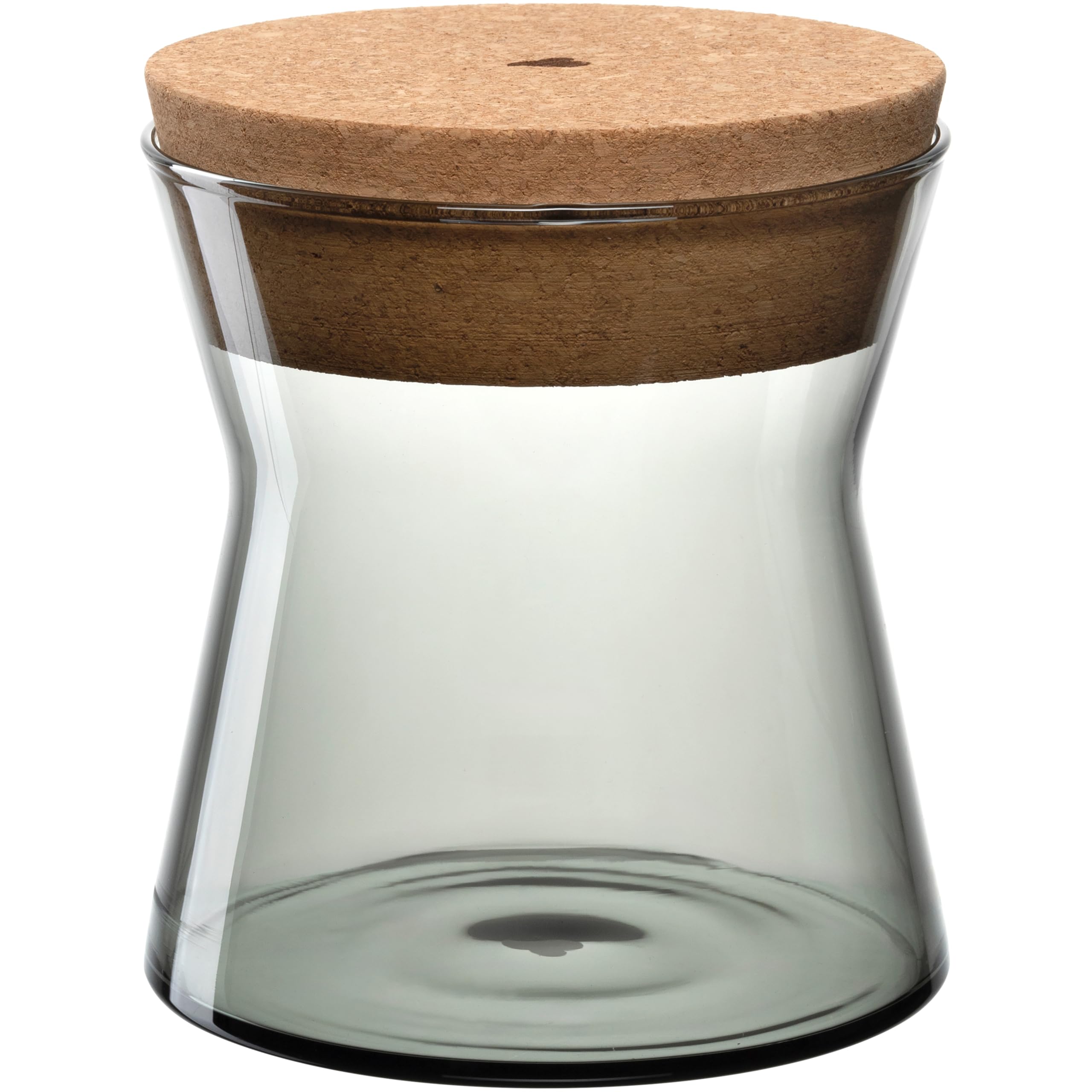 قوطی LEONARDO HOME FORMA X • ۱ عدد • ظرف نگهداری با درب چوب پنبه‌ای • ظرف مدرن • ظرف هوابندی شده • شیک • ظرف نگهداری با دهانه گشاد • ظاهری زیبا • ارتفاع ۱۳ سانتی‌متر • خاکستری • ۰۵۵۲۳۲