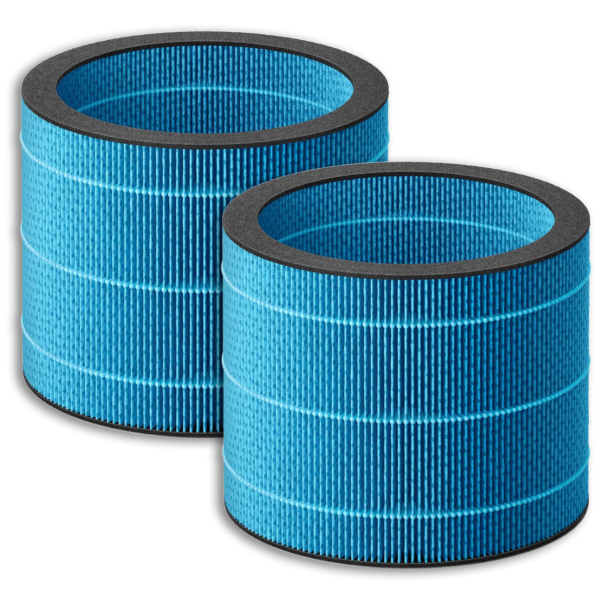 فیلتر جایگزین FY3455 برای دستگاه تصفیه هوای فیلیپس سری 3000 مدل AC3737/10 با رطوبت ساز، سیستم فیلتر 2 در 1، جایگزین فیلتر FY3455/00 (2 عدد)