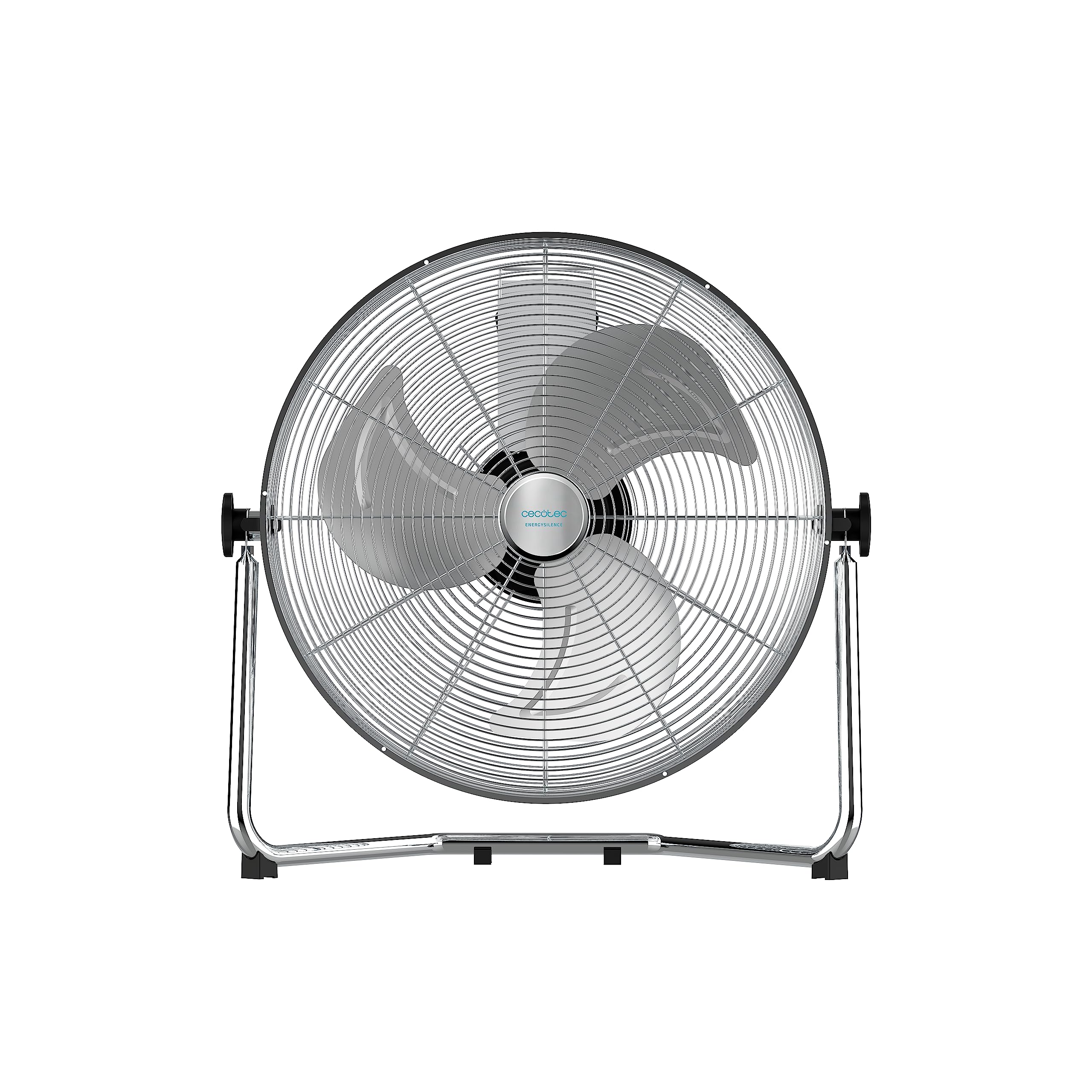 پنکه صنعتی سکوتک اسپانیا Cecotec EnergySilence 4300 Pro، 110 وات، 3 پره فلزی 18 اینچ (45 سانتی‌متر)، 3 سرعته، موتور مسی، شیب قابل تنظیم، روکش کروم