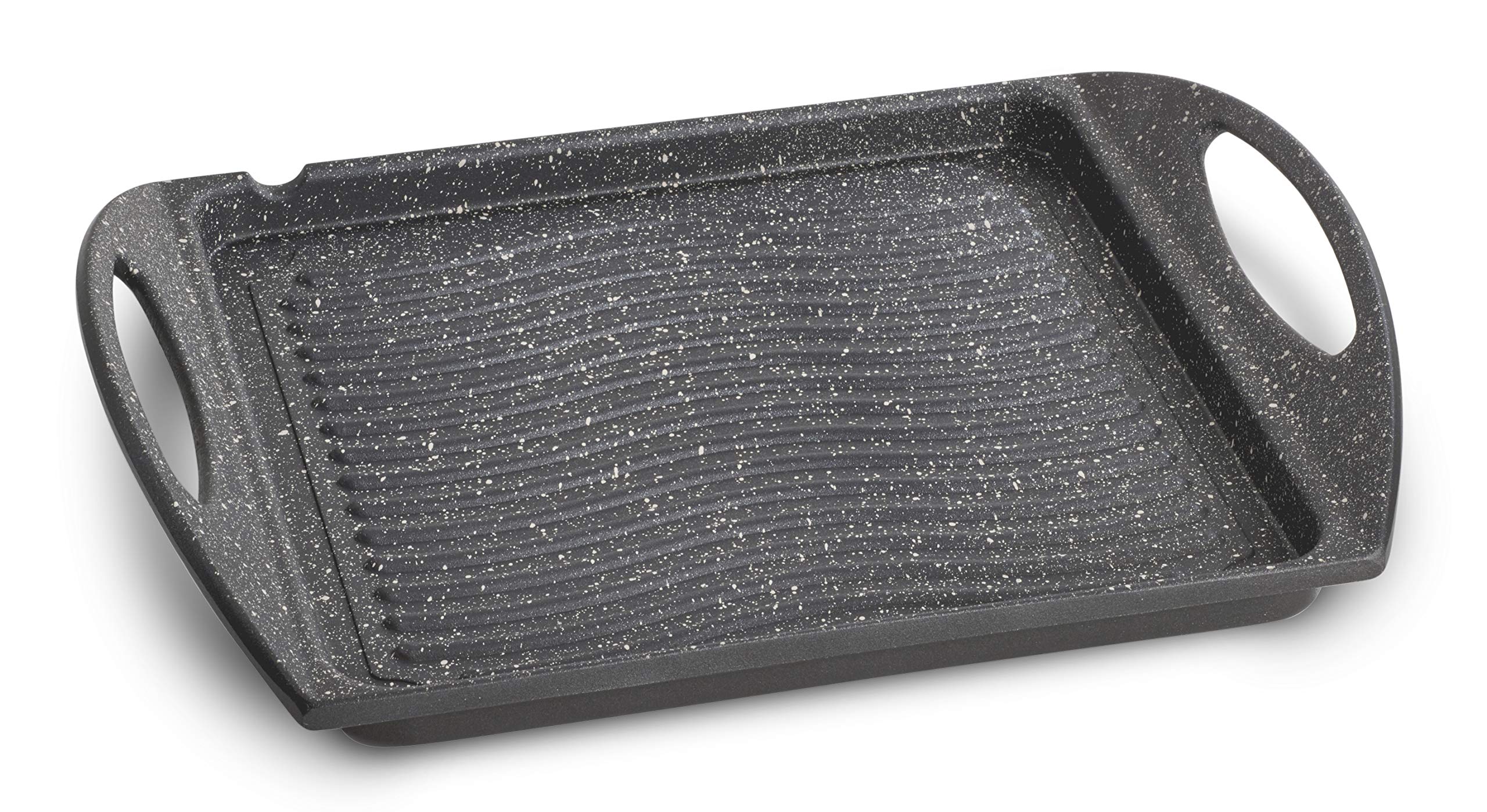 ماهیتابه سینی گریل Lagostina Speciali Nonadherenti Antihaftbeschichtete Platte، Aluminiumguss، grau، 25 x 25 سانتی متر