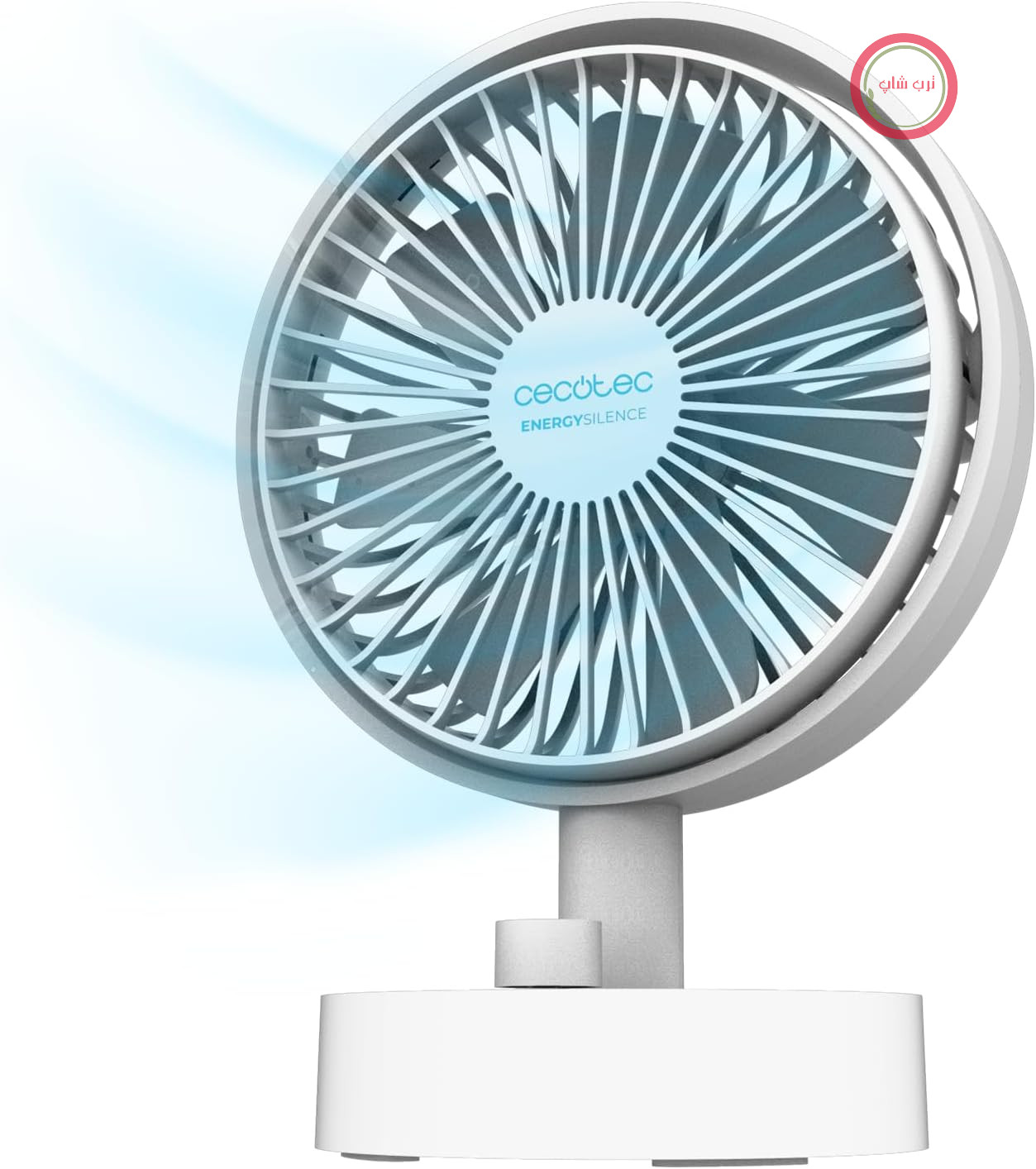 پنکه رومیزی قابل شارژ سکوتک اسپانیا Cecotec مدل EnergySilence 2000 قابل حمل، 2000 میلی آمپر ساعت