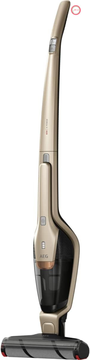 جارو شارژی آاگ آلمان AEG Ergorapido QX8 مدل QX8-1-45SM طلایی؛ دوکاره ۲ در ۱