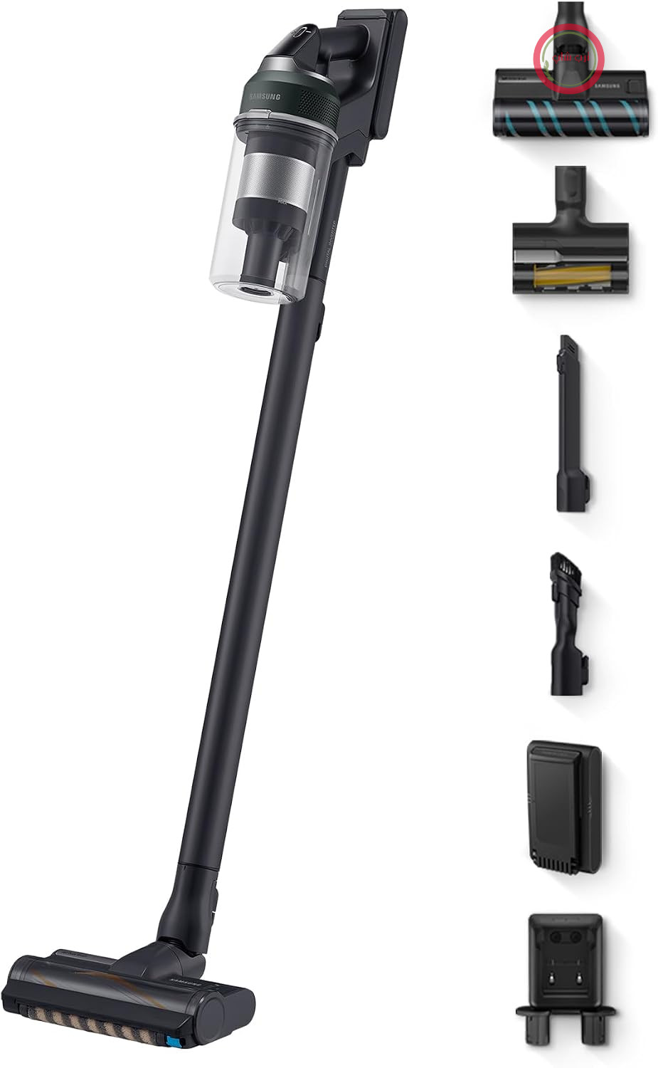 جارو شارژی سامسونگ Samsung مدل Jet 85 Pet 210AW با برس مخصوص حیوانات خانگی + مدل VS20C8522TN/WA