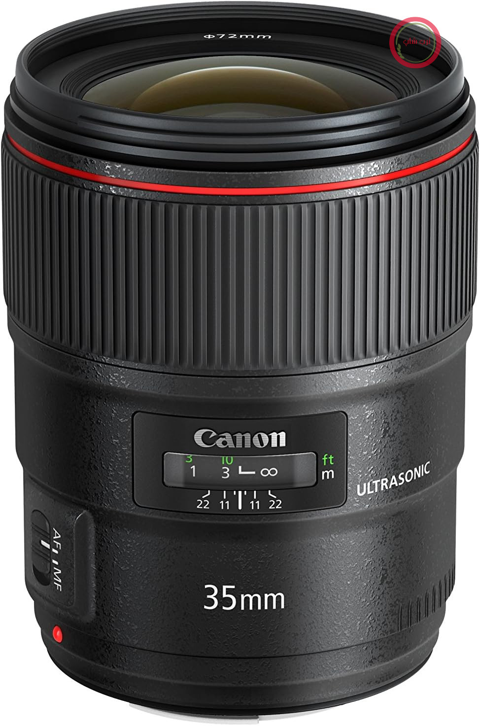 لنز دوربین کانن ژاپن EF 35mm F1.4L II USM (با دهانه فیلتر 72 میلی‌متر) مشکی
