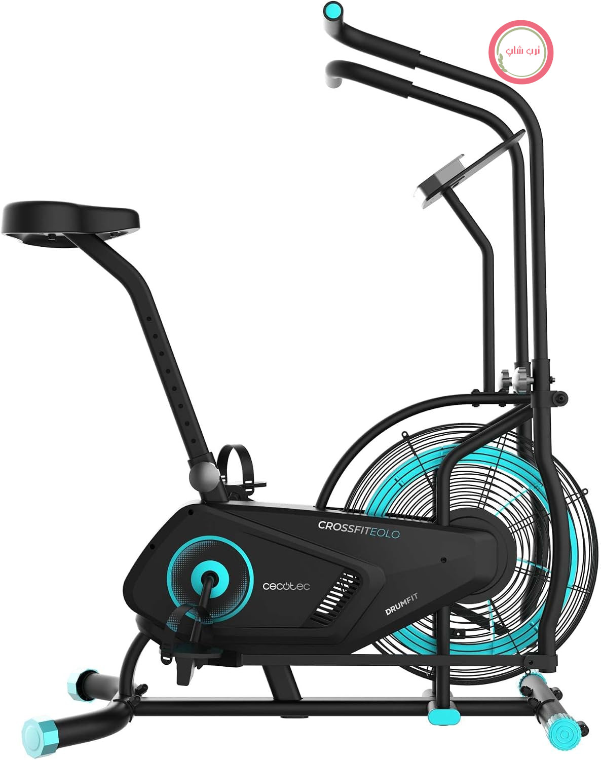 دوچرخه ایربایک سکوتک اسپانیا Cecotec DrumFit CrossFit 2000 Eolo مدل 07229 با مقاومت بادی و نمایشگر LCD
