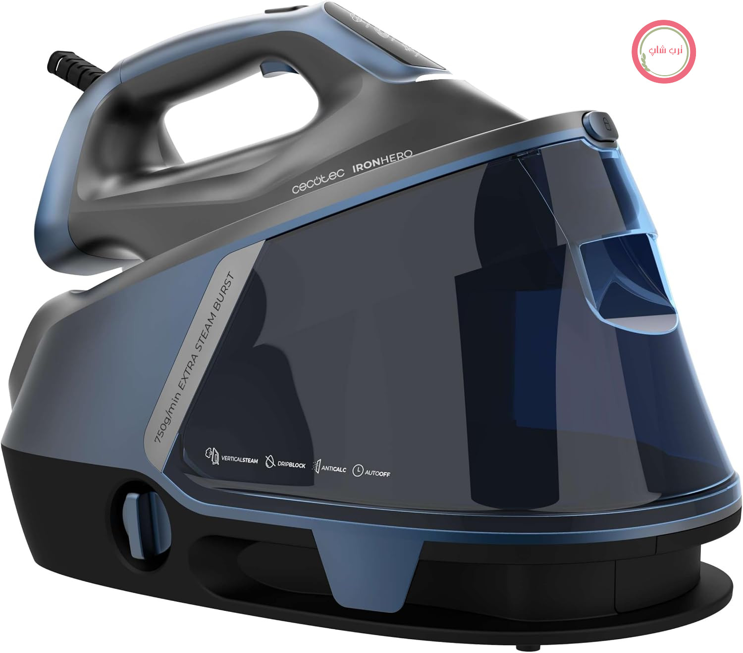 اتو بخار مخزن دار سکوتک اسپانیا Cecotec IronHero H - 3000 Station Geyser توان 3000 وات، کف سرامیکی توربو