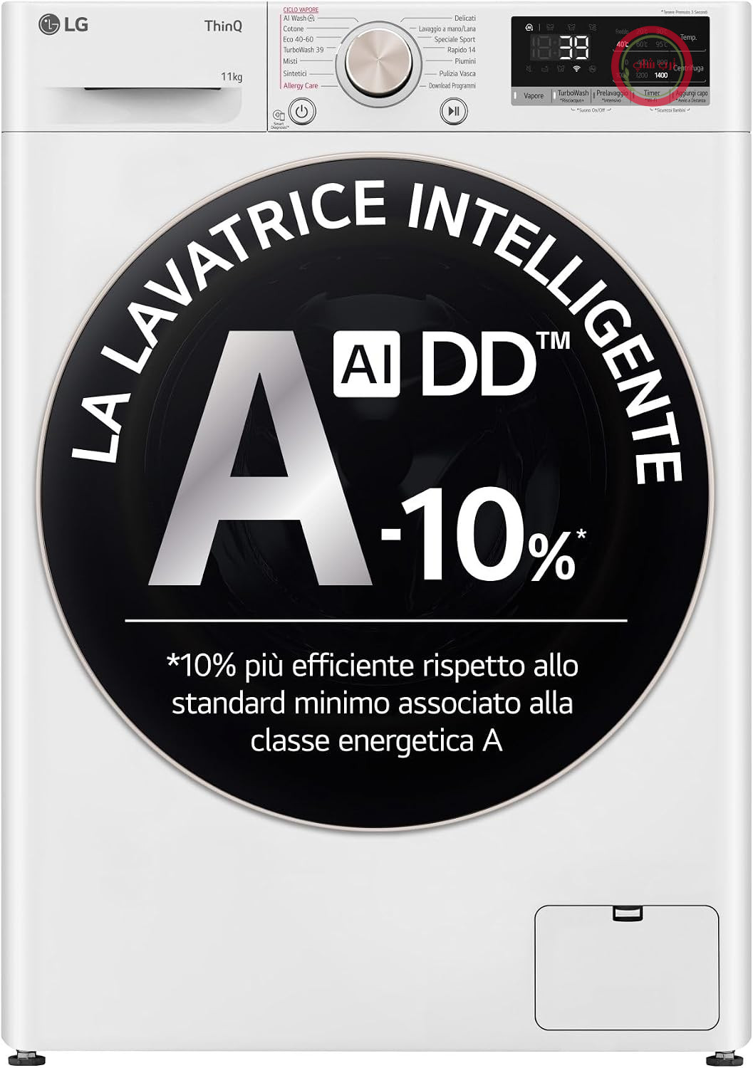 ماشین لباسشویی LG AI DD F4R7011TSWG