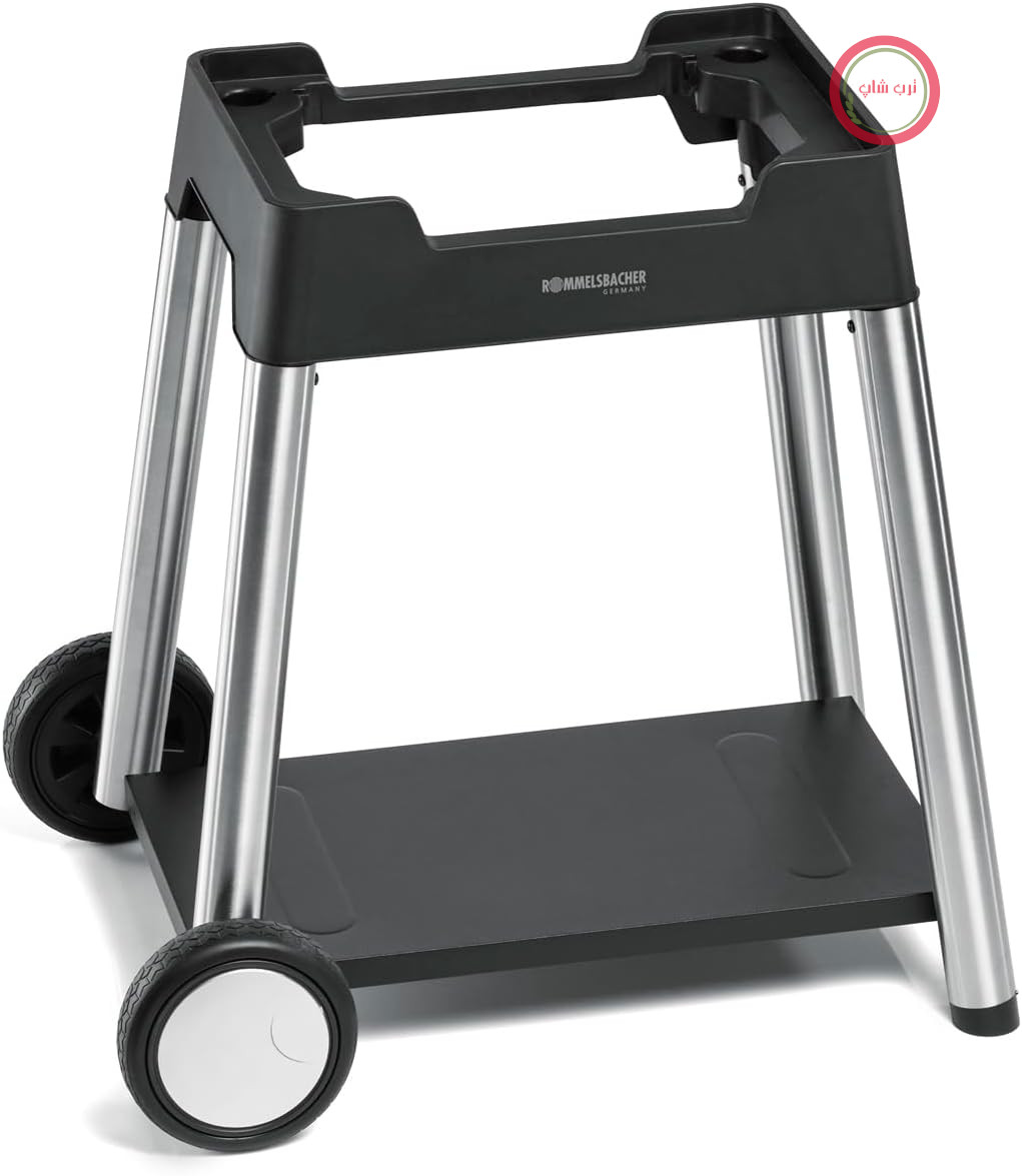 پایه چرخ‌دار گریل باربیکیو روملزباخر آلمان Rommelsbacher مدل BGW 100 مناسب BBQ 4000
