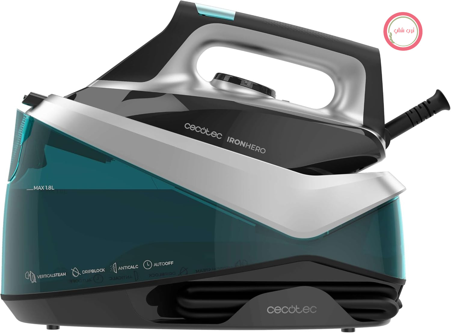 اتو بخار مخزن دار سکوتک اسپانیا Cecotec IronHero H - 2800 توان 2800 وات، قدرت بخار 135 گرم بر متر مربع