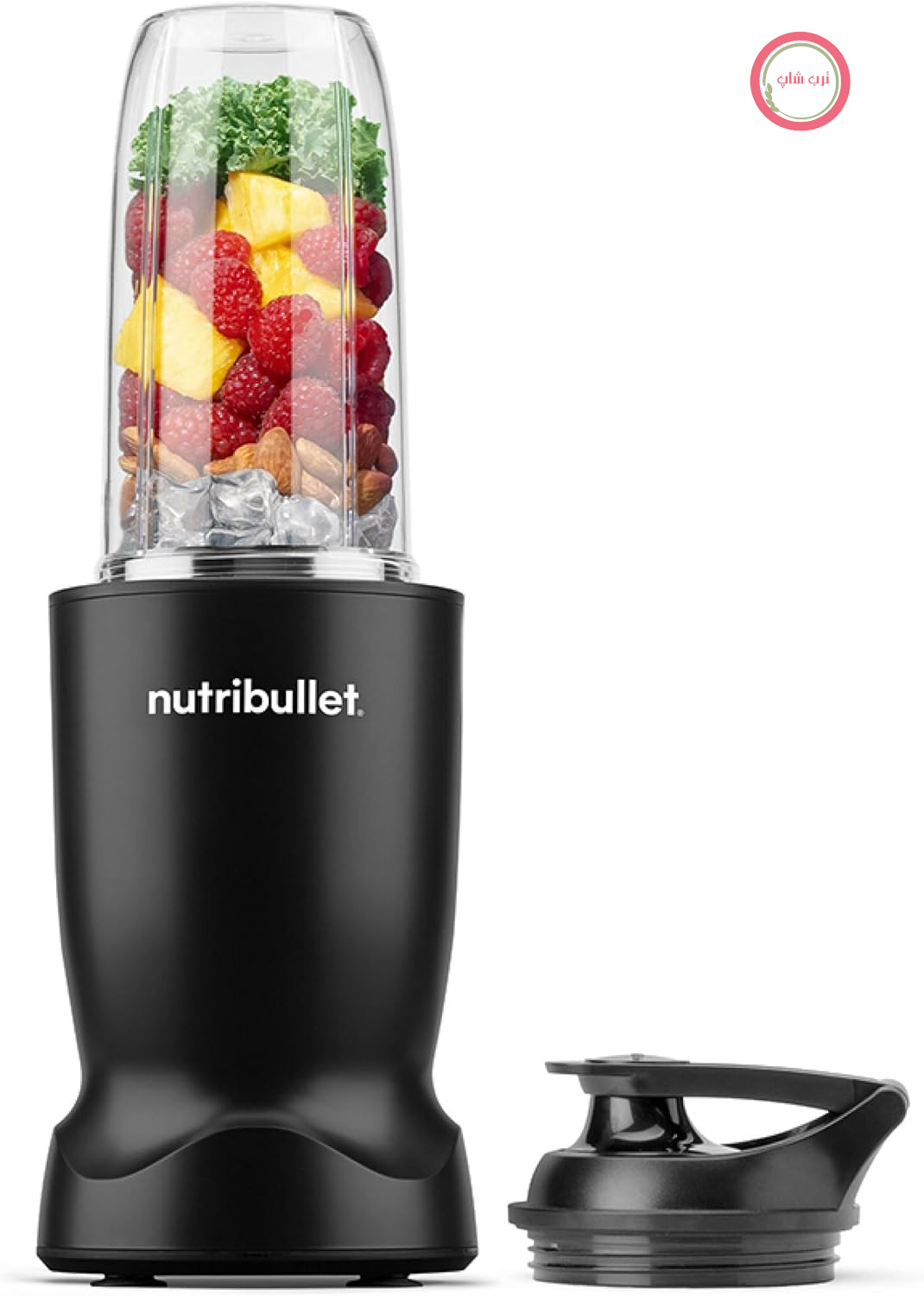 Nutribullet Turbo 1000W – مخلوط کن و اسموتی ساز با موتور 1000 وات، مخلوط کن کوچک با چرخه خودکار 45 ثانیه ای، مخلوط کن با کارایی بالا برای شیک های پروتئینی، میوه های منجمد و آجیل، مشکی (NBT1004MB)