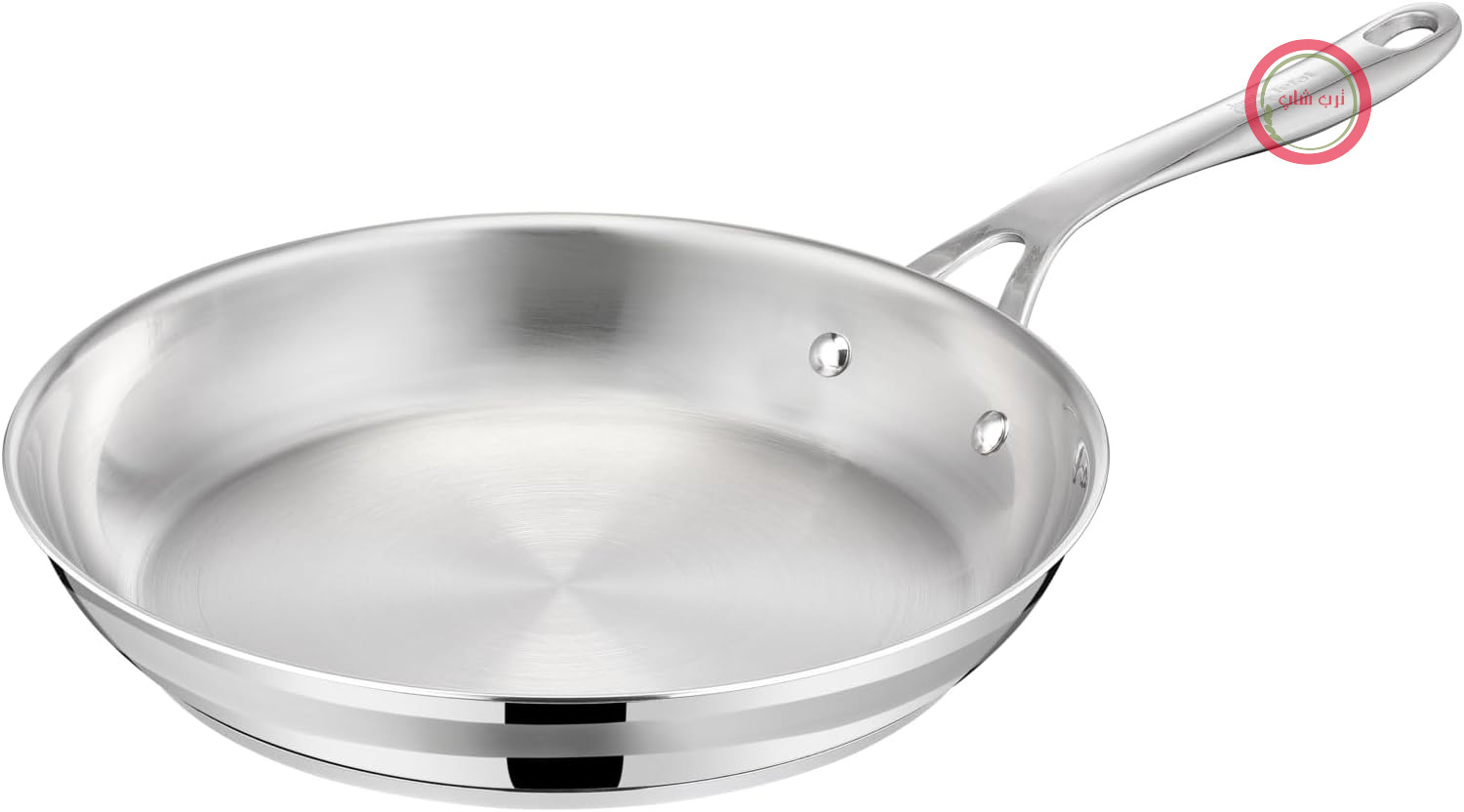 ماهیتابه جیمی الیور از برند تفال کوک اسمارت، ۲۸ سانتی‌متر، استیل ضد زنگ بدون پوشش، سازگار با القا، کف ترموفیوژن، قابل بازیافت، دسته پرچ شده، استیل ضد زنگ، E3110655