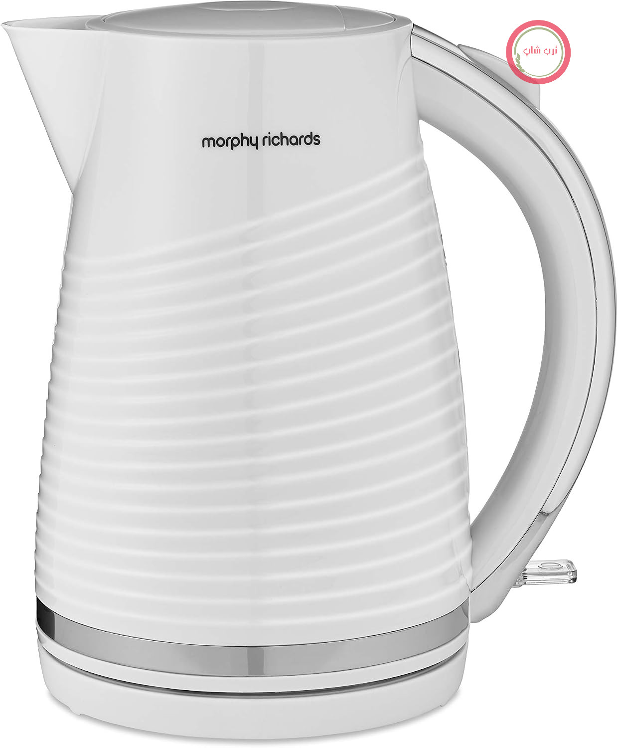 کتری برقی پارچ دار مورفی ریچاردز انگلستان Morphy Richards مدل 108269 مدل Dune، پلاستیکی، 3000 وات، 1.5 لیتر، سفید