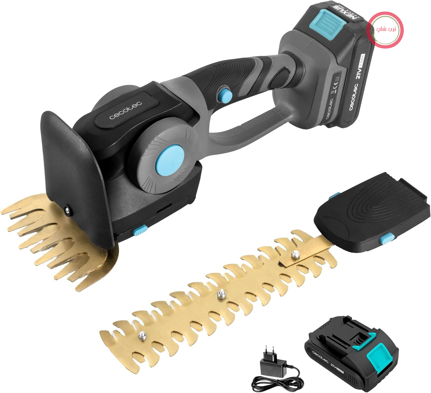 شمشادزن علف زن شارژی سکوتک اسپانیا Cecotec TitaniumSword 2120 Hand XL با تیغه های لیزری