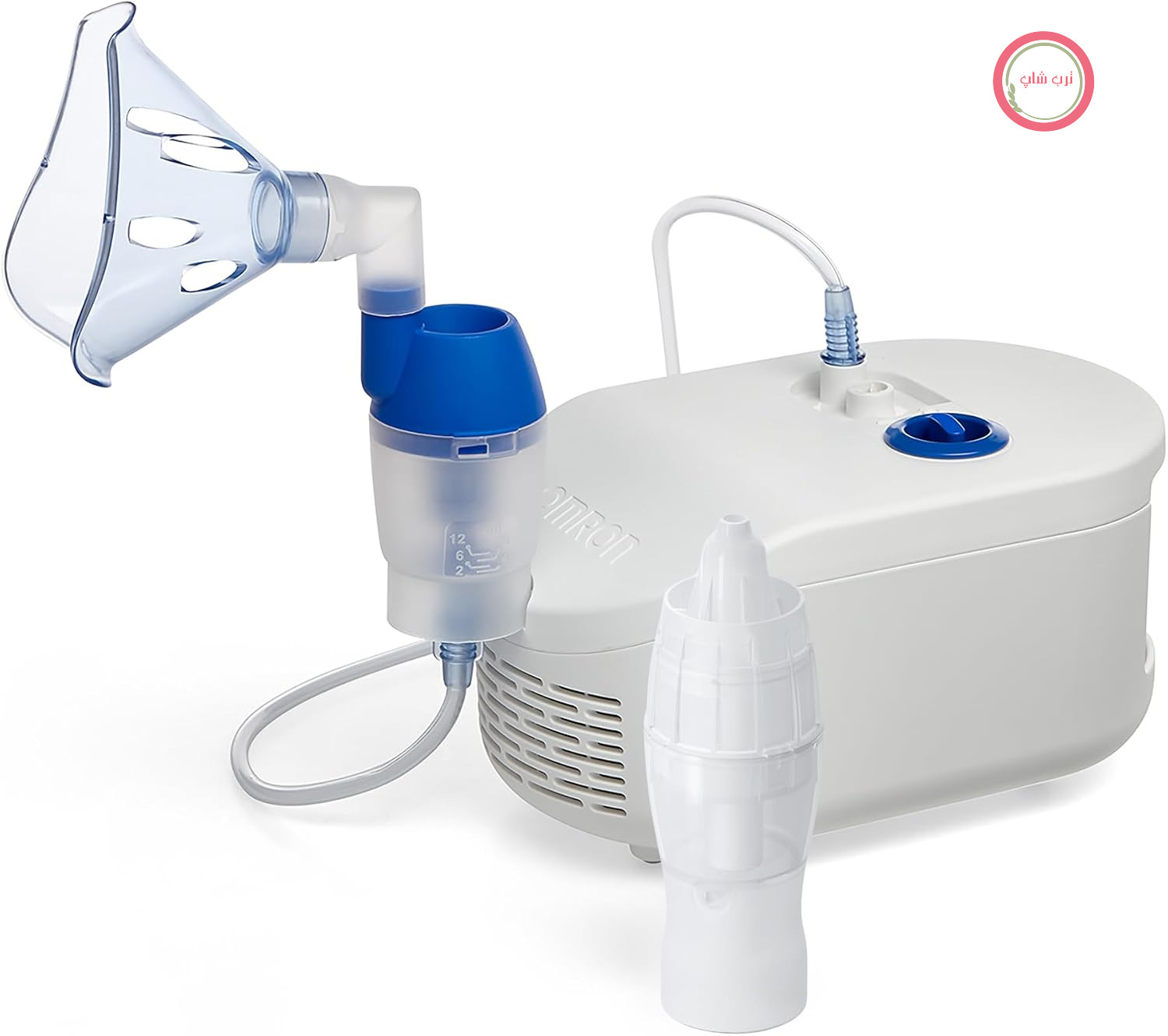 دستگاه استنشاقی کامل نبولایزر امرون ژاپن OMRON X102 برای کودکان و بزرگسالان، به همراه شستشوی بینی | نبولایزر برای درمان مؤثر مشکلات تنفسی در تمام طول سال، از آلرژی گرفته تا سرماخوردگی