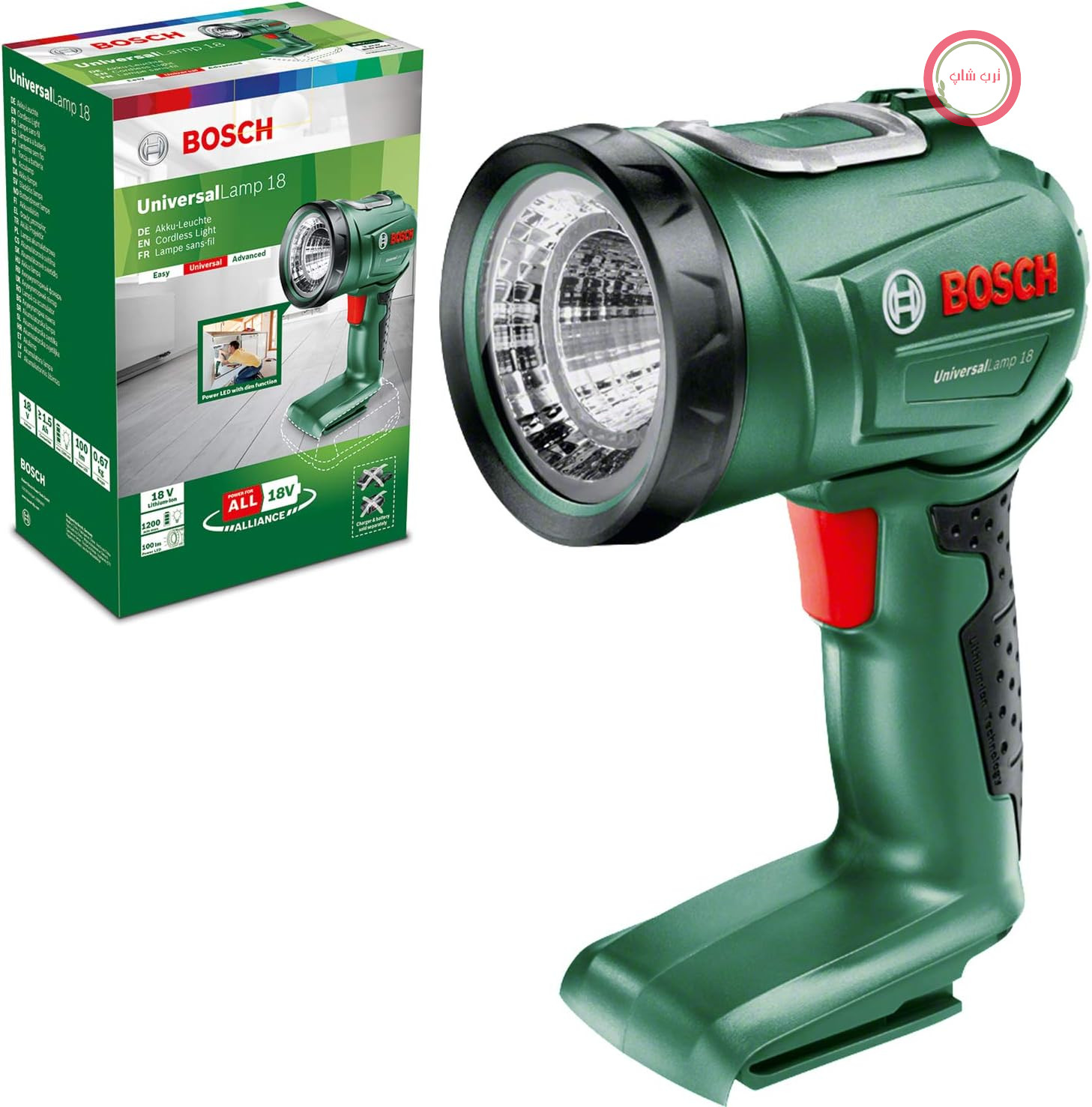 چراغ کار ساختمانی شارژی بوش آلمان مدل UniversalLamp 18