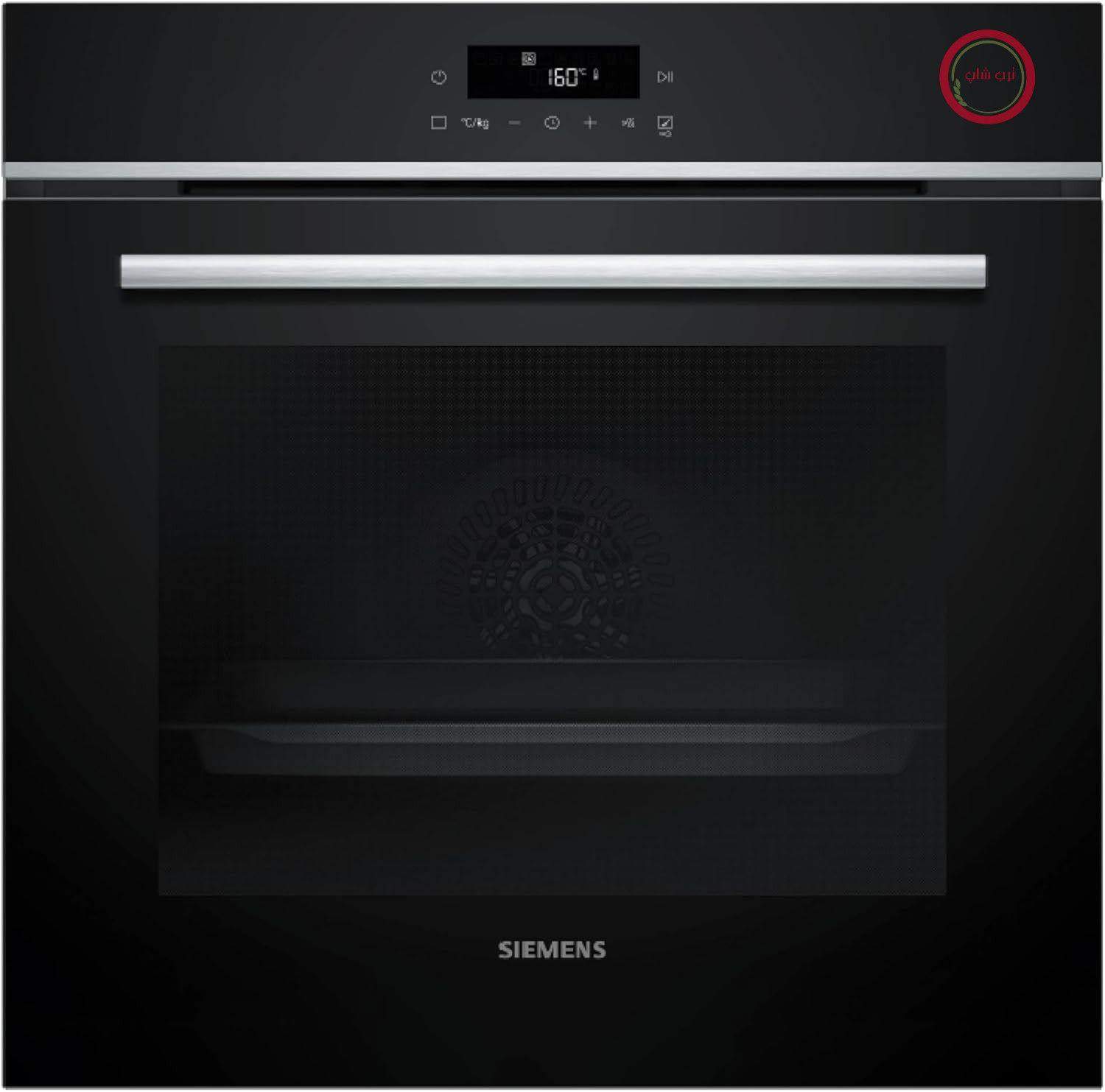 فر توکار زیمنس HB572ABS4 iQ300، 60 در 60 سانتی‌متر، کنترل لمسی LED، cookControl10، هوای گرم سه‌بعدی، گریل فن‌دار، گرمایش سریع، پیرولیز، تمیزکننده فعال، قفل کودک، استیل ضد زنگ