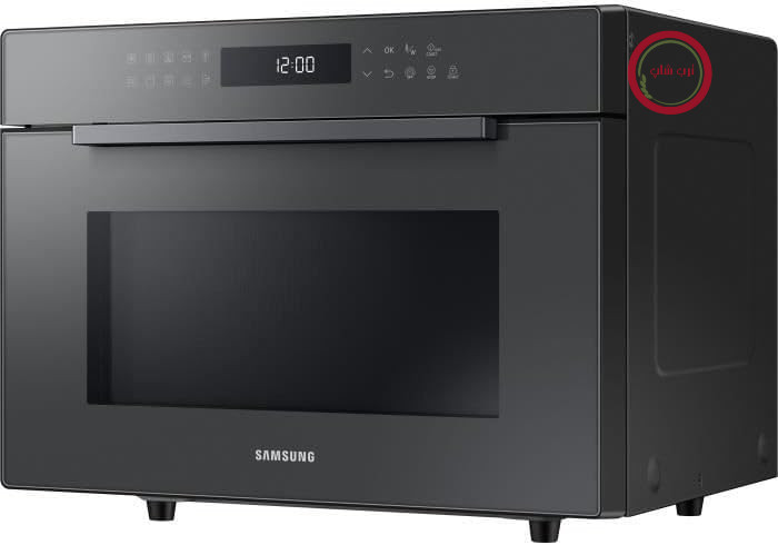 مایکروویو ترکیبی ۳۵ لیتری سامسونگ MC35R8088CC زغالی، ابعاد ۵۲.۸ در ۴۰.۴ در ۴۸.۱ سانتی‌متر، قابلیت سرخ کردن بدون روغن