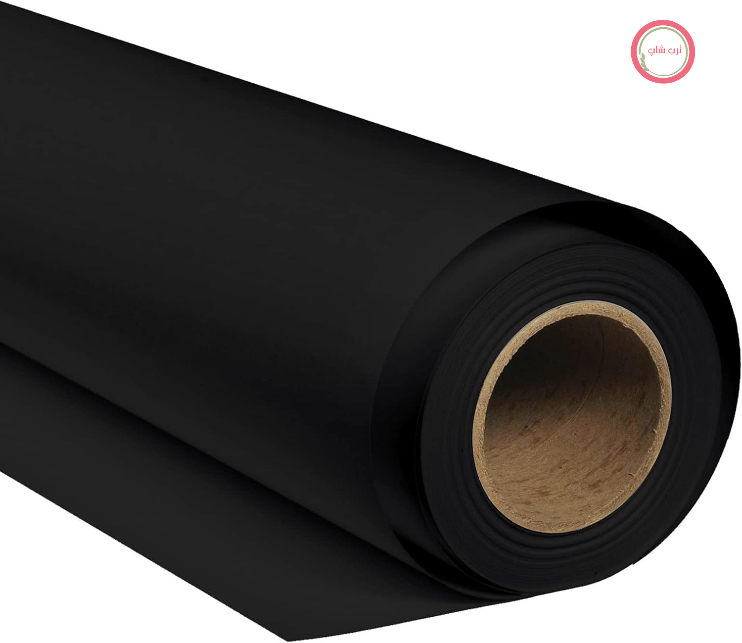 رول کاغذ پس‌زمینه Bresser SBP02، ابعاد 3.56 در 15 متر، مشکی برای استودیو | کاغذ 160 گرم بر متر مربع، غیر بازتابنده، با بافت حداقل، هسته مقوایی 48 میلی‌متر، 12.5 کیلوگرم، مناسب برای MB 11 یا سیستم‌های الکترونیکی نیست