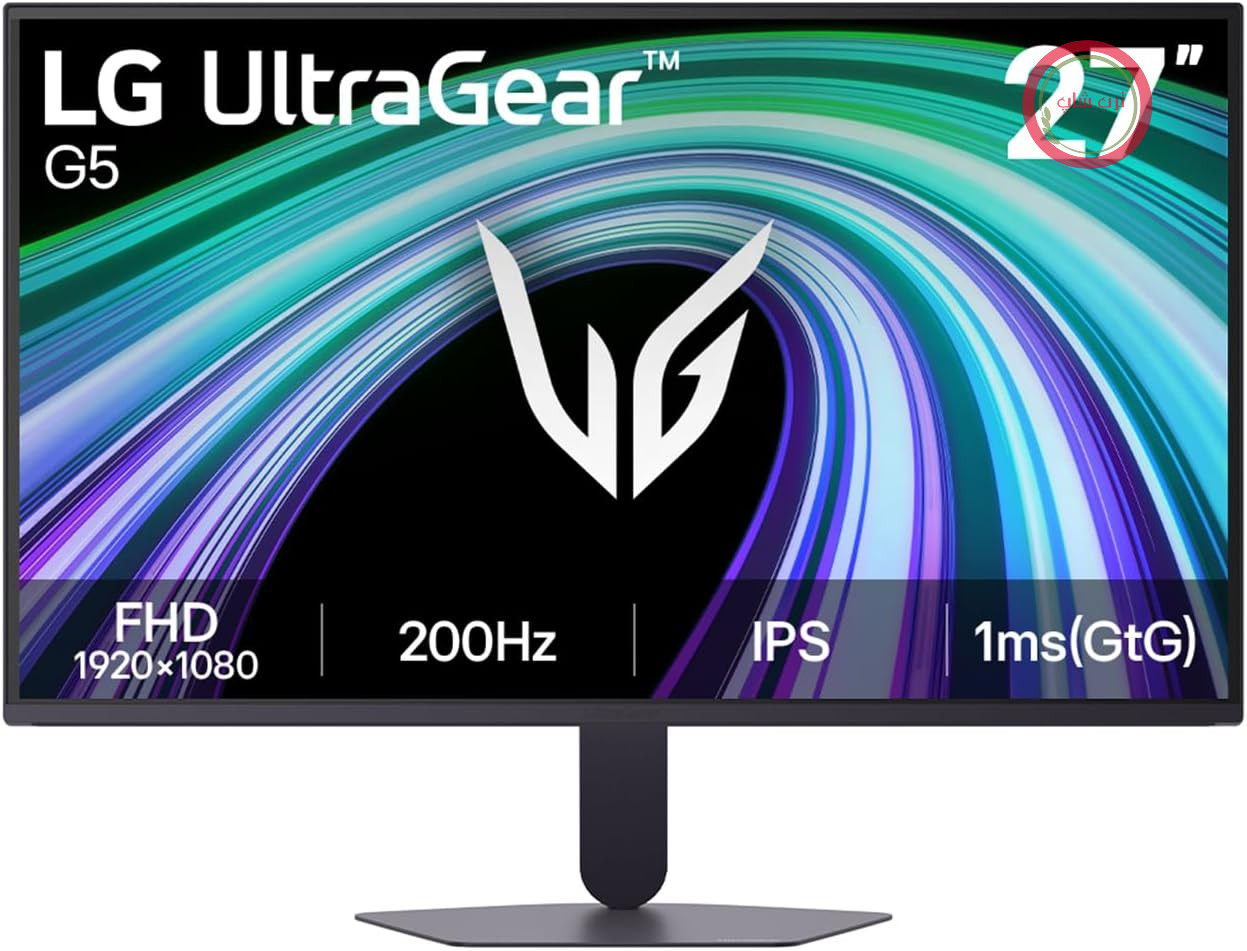 مانیتور بازی ال‌جی LG Ultragear™ G5 27G523B-B با ابعاد 68.6 سانتی‌متر (27 اینچ) و وضوح تصویر FHD و نرخ نوسازی 200 هرتز از نوع
