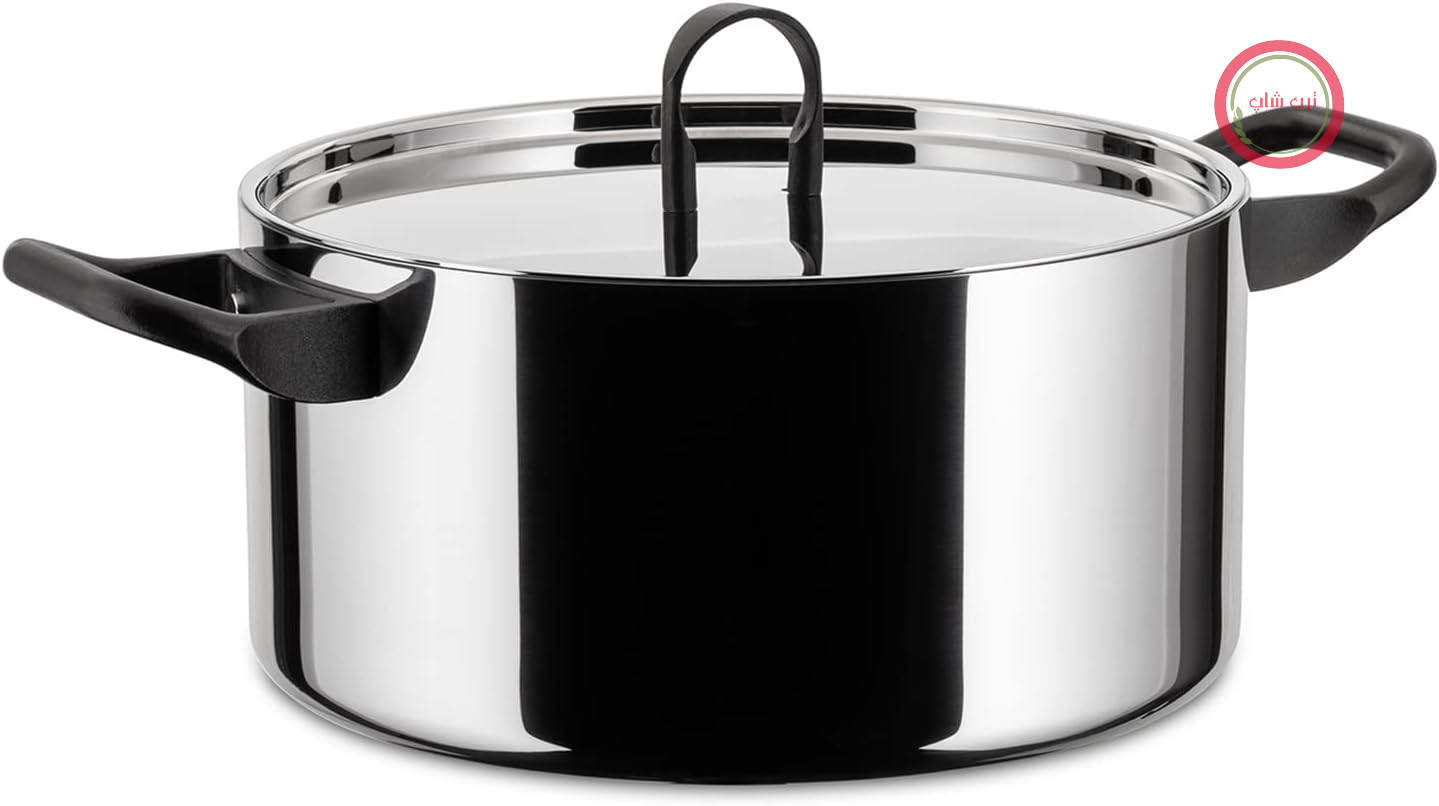 قابلمه گوشت Alessi 90101/20 T LA Cintura di Orione، ساخته شده از چندلایه، قطر 20 سانتی‌متر