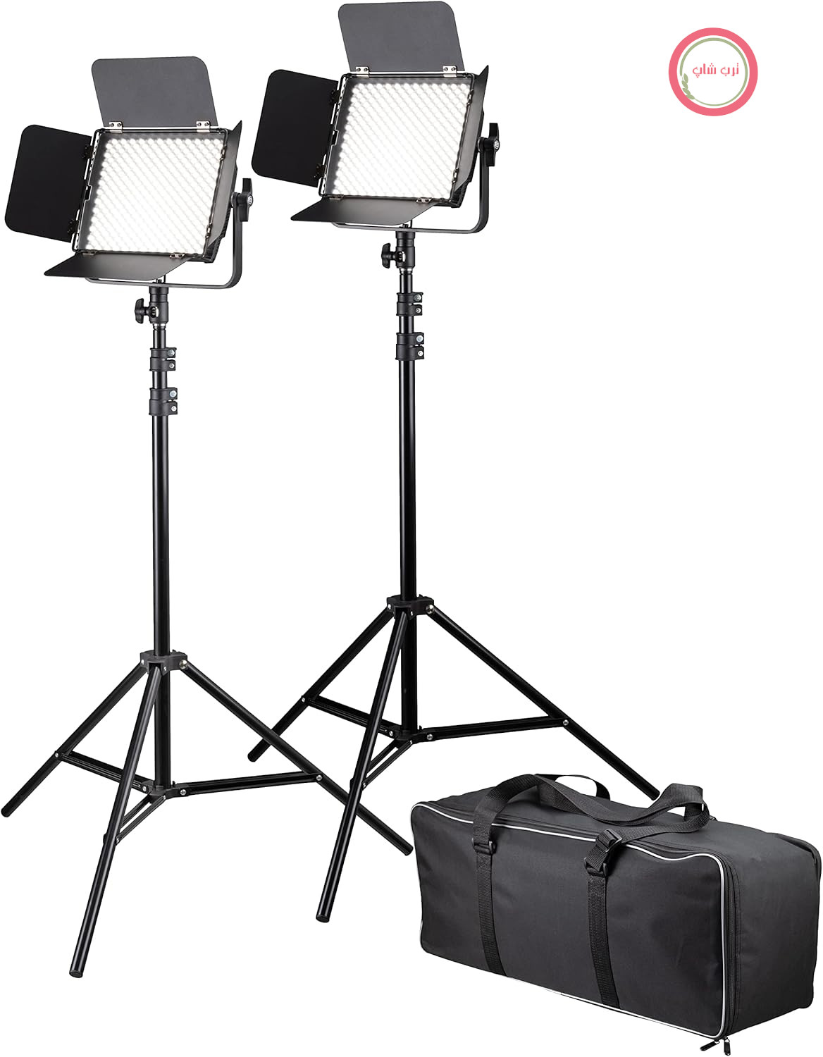 کیت دوتایی چراغ پنلی Bresser BR-600MB – دو رنگ، ۳۶ وات، قابل تنظیم نور