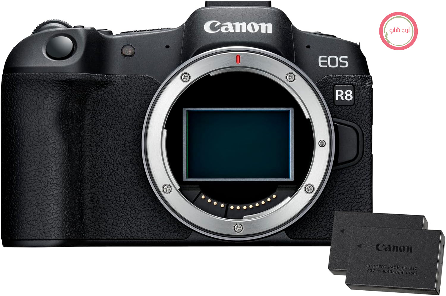 دوربین عکاسی و فیلم‌برداری فول‌فریم کانن ژاپن Canon EOS R8، حسگر 24.2 مگاپیکسلی، فیلم‌برداری 4K، همراه 2 باتری