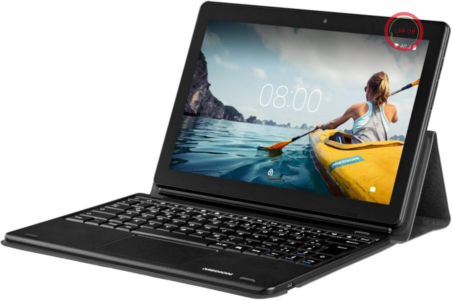 داک کیبورد تبلت MEDION مدل MD 61763 طراحی کاملاً مناسب برای LIFETAB E10604، E10606، E10608، E10700، E10702، E10703، E10711، E10713