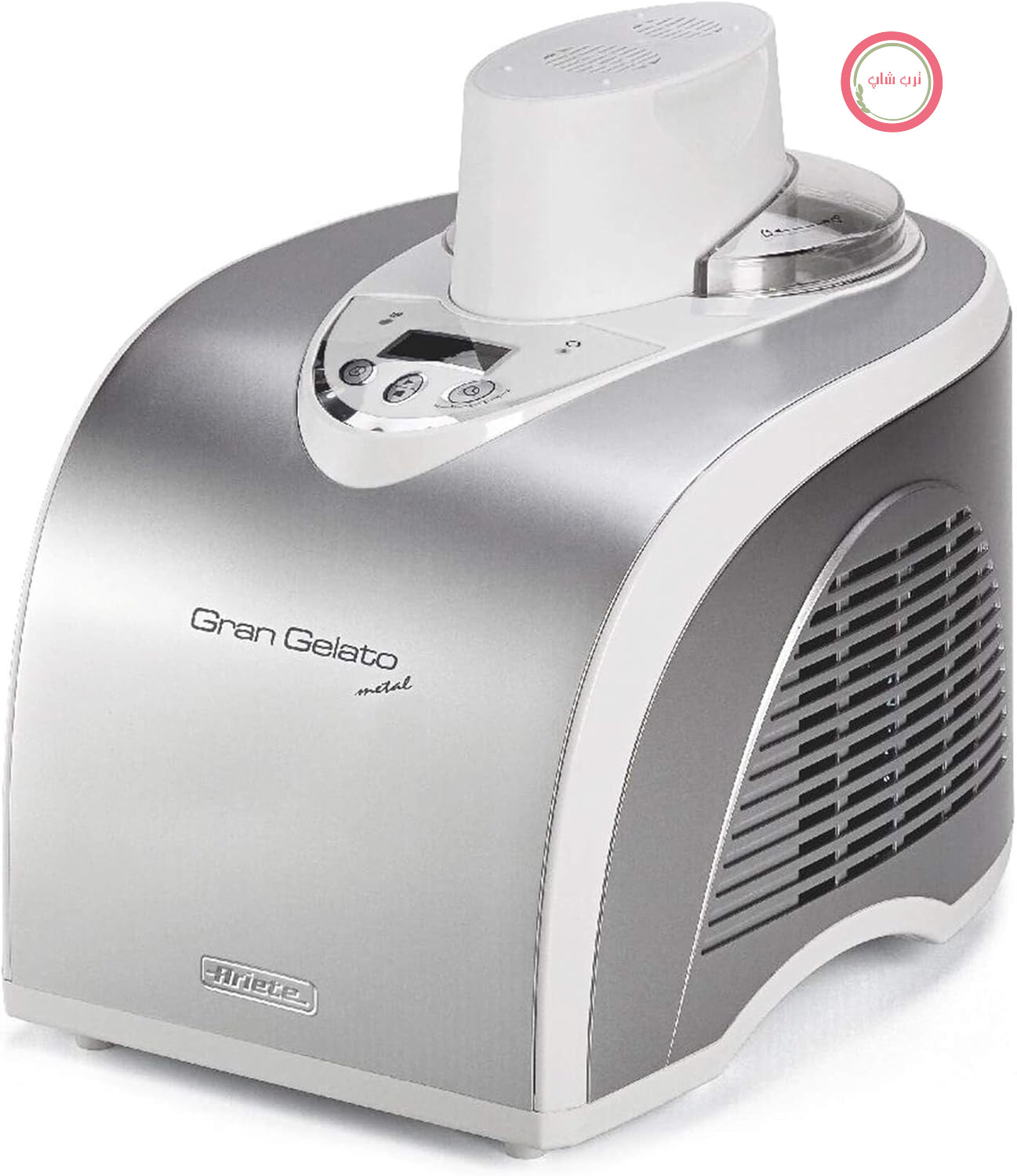 بستنی ساز Ariete Gran Gelato 693 با کمپرسور، ۱۳۵ وات، صفحه نمایش LCD، استیل ضد زنگ ۱۸/۸، ۱ لیتر