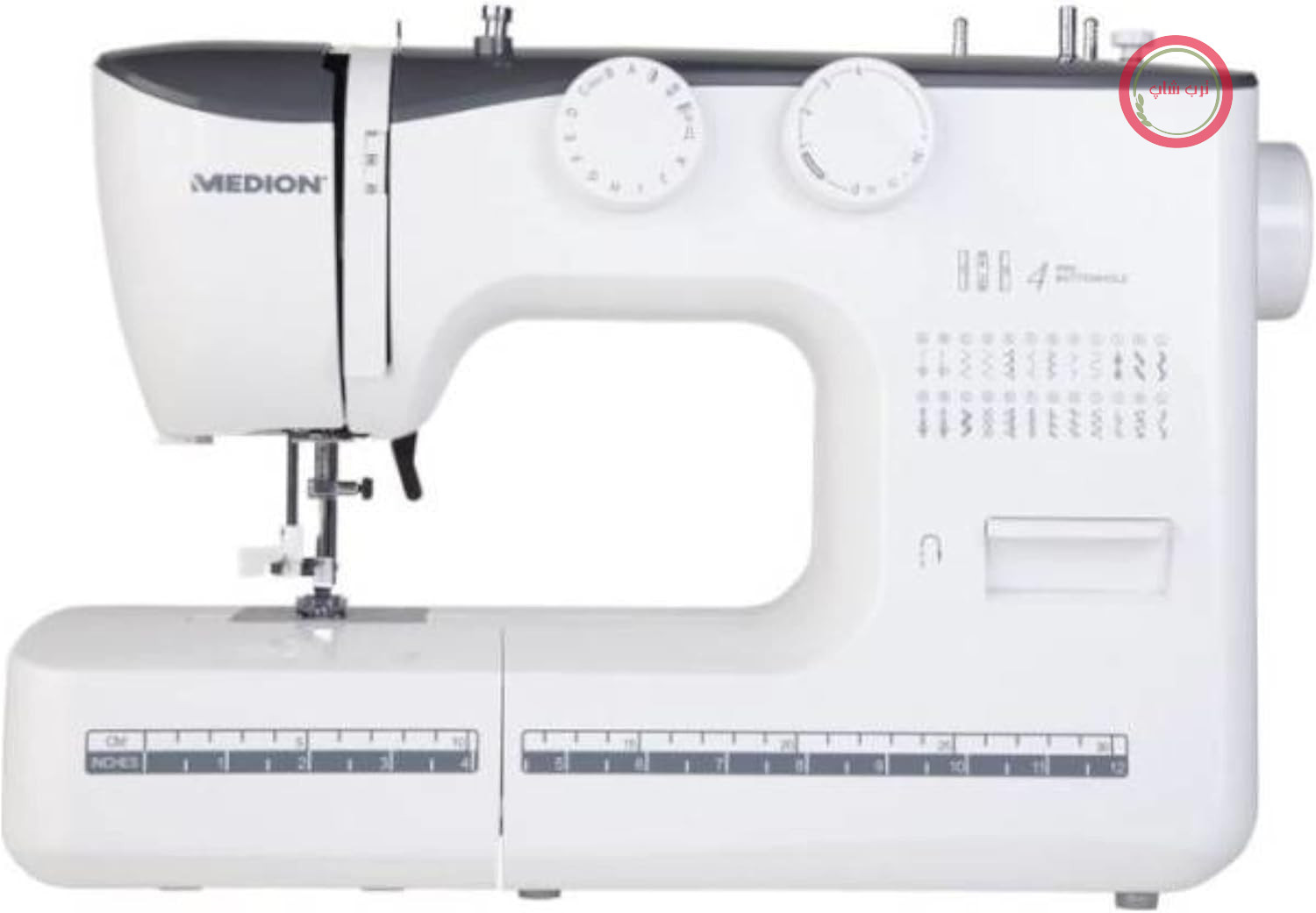 چرخ خیاطی بازوی آزاد MEDION MD 18357 با عملکرد سوزن دوقلو
