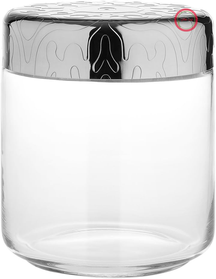 قوطی آشپزخانه شیشه‌ای طرح‌دار Alessi MW21/75، 75 سانتی‌متر