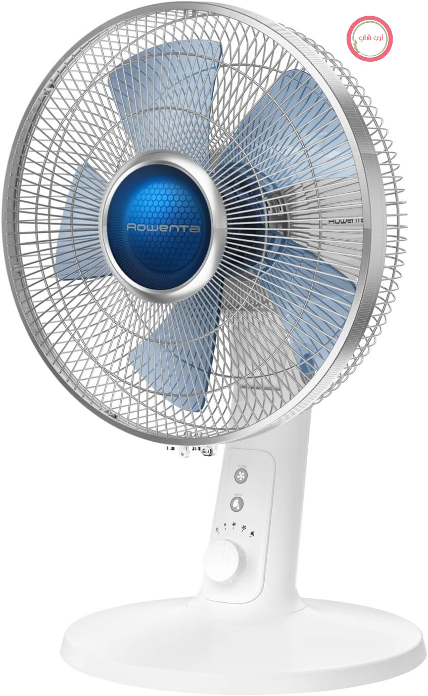 پنکه رومیزی روونتا آلمان Rowenta Turbo Silence Extreme+، بی‌صدا، قدرتمند، ۴ سرعته، ۴۵ متر مکعب در دقیقه، ۳۸ دسی‌بل (A)، حالت شب بی‌صدا، توربو بوست، نوسان خودکار، سفید، VU2730