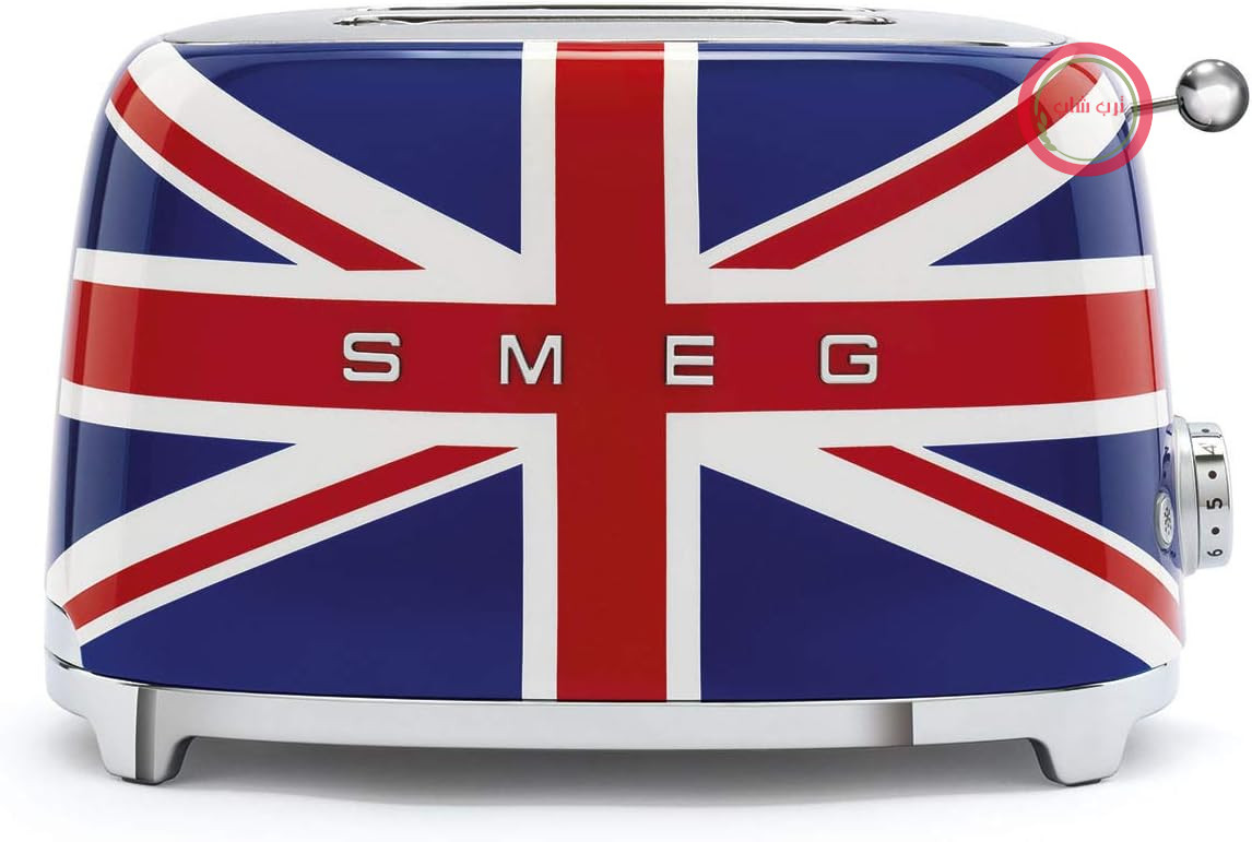 توستر اسمگ ایتالیا Smeg مدل TSF01UJEU طرح پرچم بریتانیا Union Jack دو اسلات
