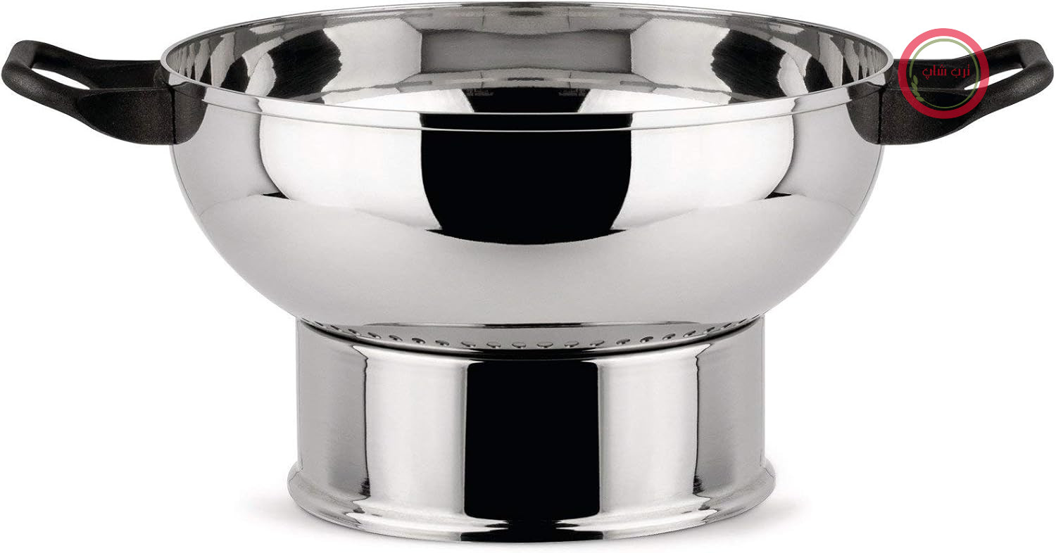 صافی Alessi 90300/24 LA Cintura di Orione، ساخته شده از استیل ضد زنگ 18/10، قطر 24 سانتی متر، جلا داده شده تا درخشندگی بالایی داشته باشد