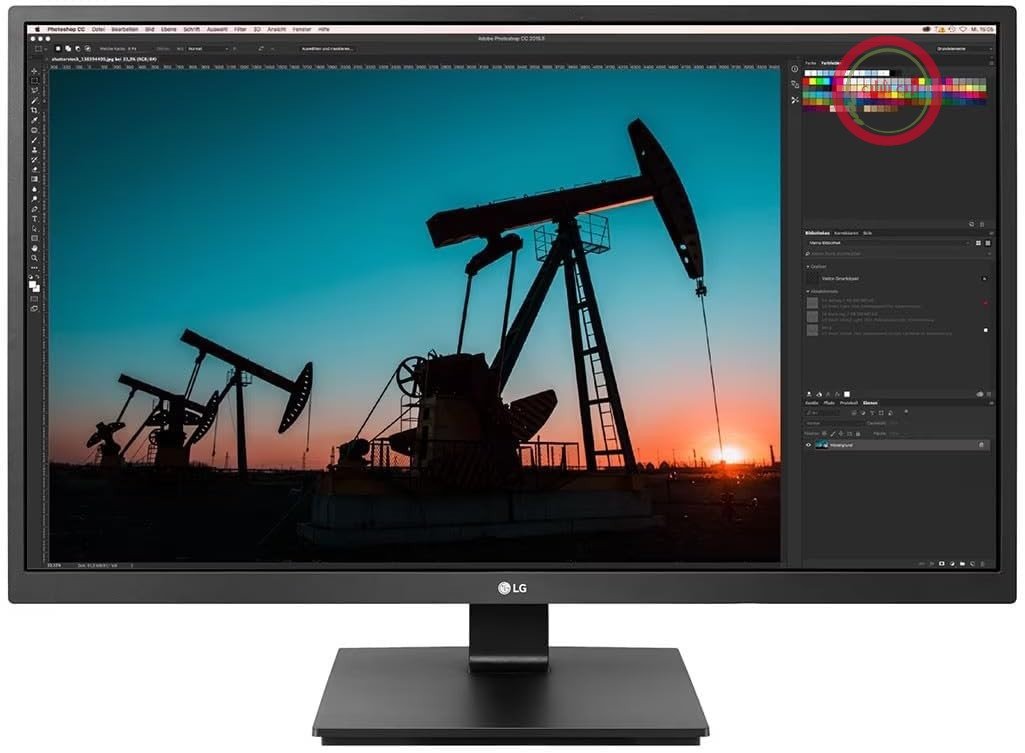 مانیتور ال جی 27bn55uP-B، 68.6 سانتی متر [27]، ال سی دی نرو (ال سی دی ال جی 27bn55uP-B، مشکی)