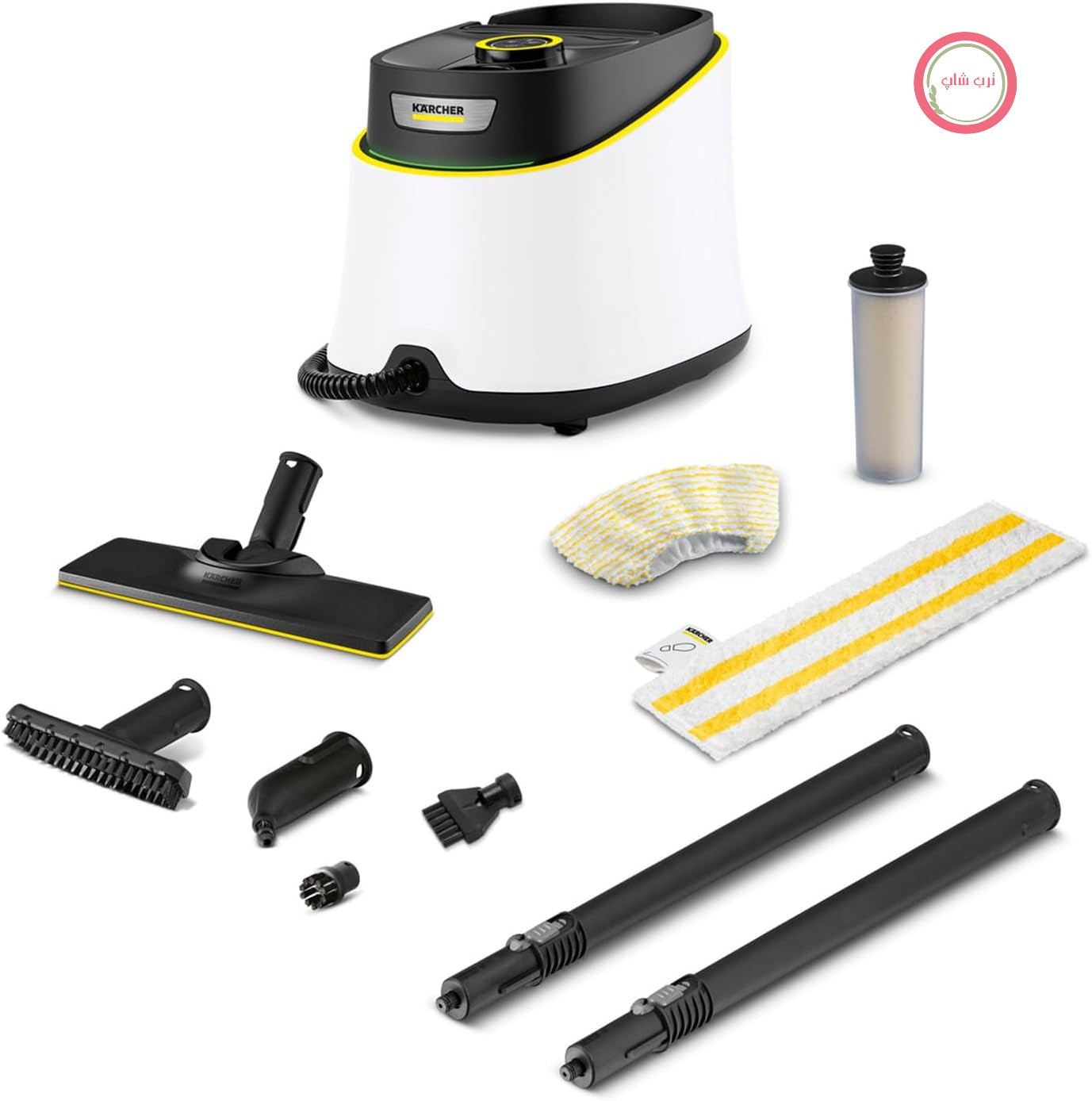 بخارشوی کرشر آلمان Kärcher SC 3 Deluxe، فشار 3.5 بار، گرم‌شدن 30 ثانیه‌ای