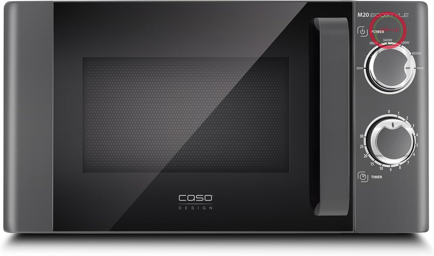 مایکروویو کاسو آلمان CASO M20 Ecostyle، فضای پخت 20 لیتر، توان 700 وات