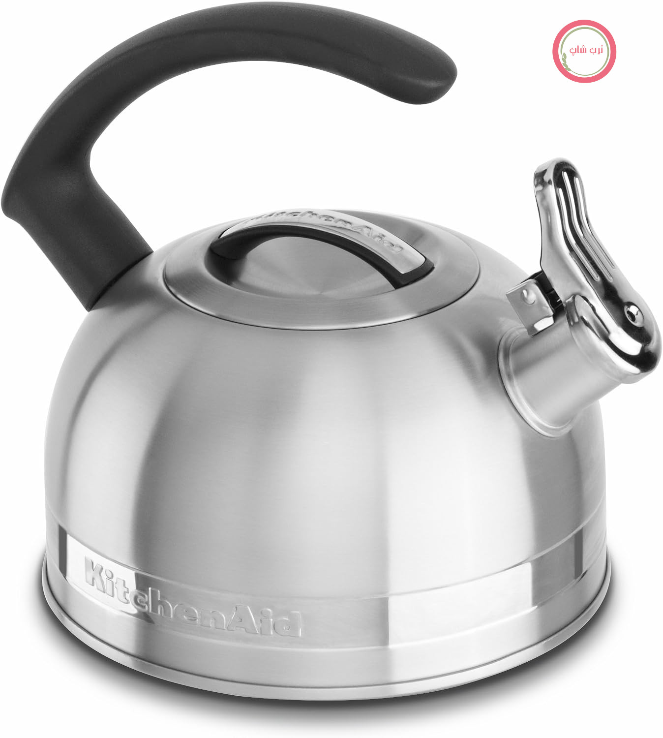 کتری روگازی کیچن اید KitchenAid KST20CBST با دسته C شکل و نوار تزئینی، 2 لیتر