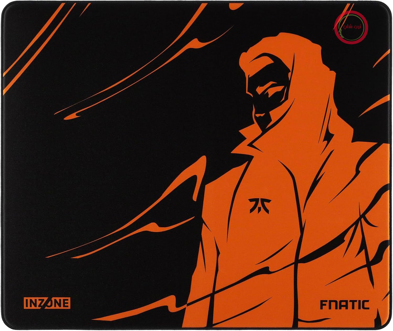 پد ماوس بازی سونی INZONE Mat-F نسخه Fnatic - سطح لغزنده دقیق برای FPS، 480 در 400 میلی‌متر، پایه SlimFlex ضد لغزش، فوم راحتی 6 میلی‌متری، درزهای صاف در لبه‌ها، مخصوص بازی کامپیوتری - نارنجی
