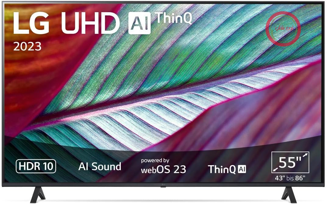 تلویزیون UHD ال‌جی مدل 55UR75006LK با ابعاد 139 سانتی‌متر (55 اینچ) (HDR فعال، 60 هرتز، تلویزیون هوشمند) [مدل