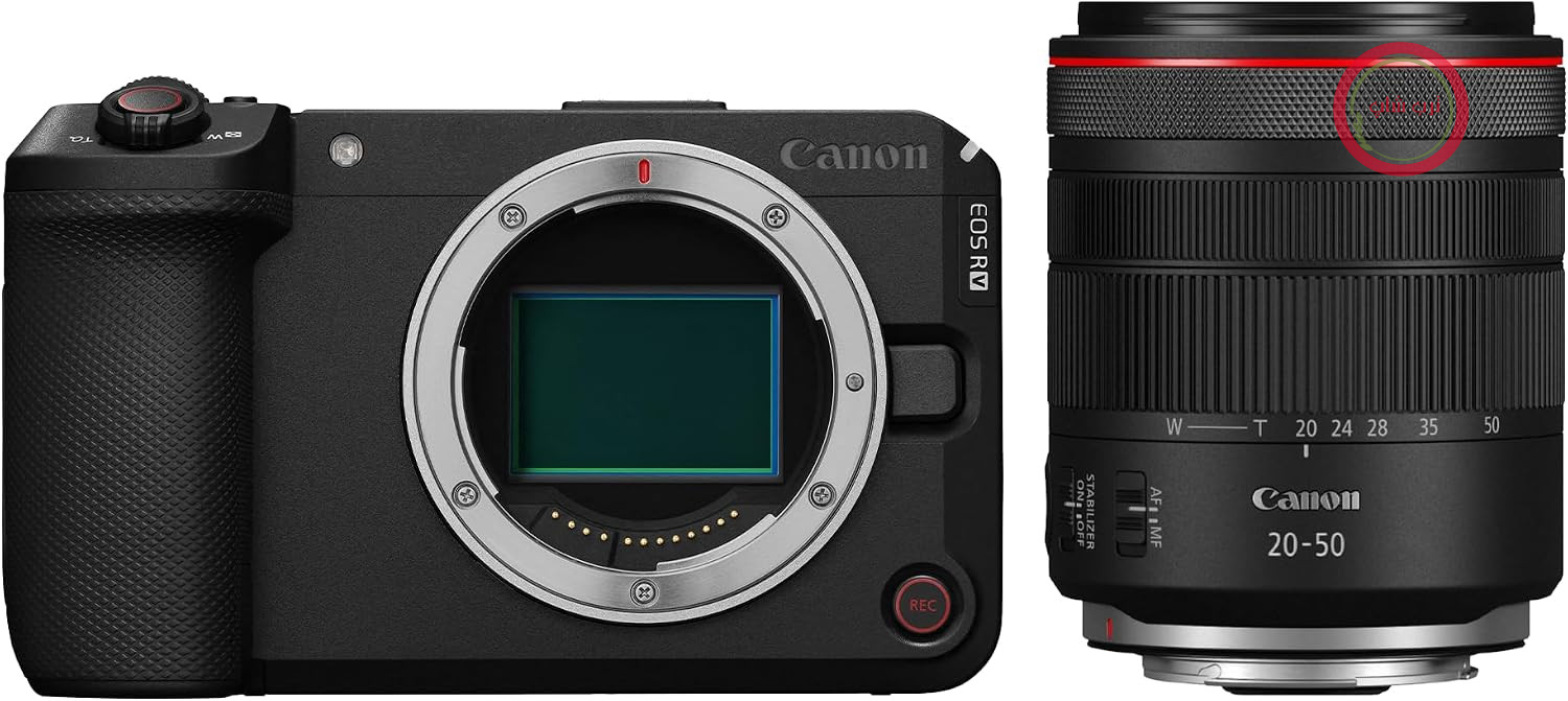 دوربین بدون آینه فول‌فریم کانن ژاپن Canon EOS R6 V، عکاسی و فیلم‌برداری، لنز RF 20-50mm F4L IS USM PZ