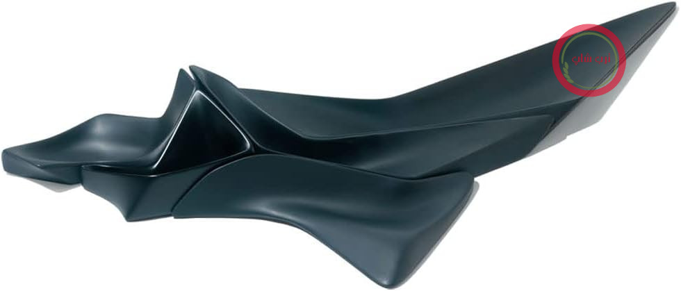 Alessi Niche ZH02 - قطعه مرکزی با عناصر طراحی مدولار، ملامین، مشکی