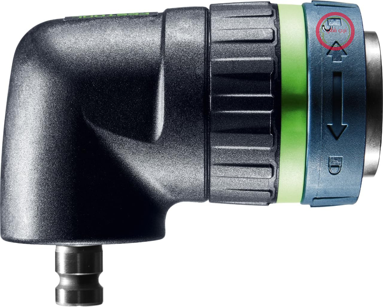 اتصال زاویه‌ای Festool 205222 AN-UNI | طول جمع و جور 85 میلی‌متری با گیره مته ¼ اینچی - ایده‌آل برای ساخت و ساز چوبی و موقعیت‌های نصب تنگ