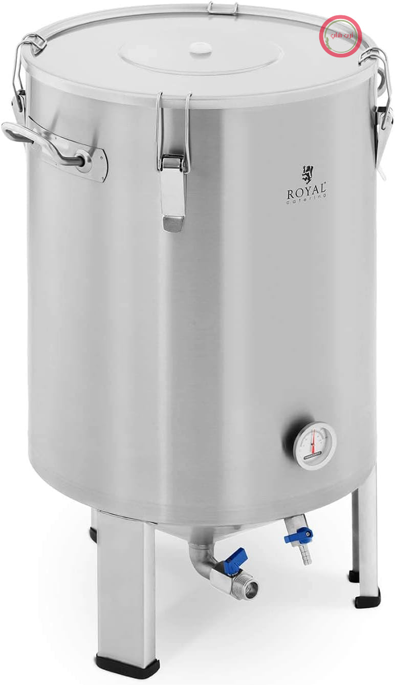 مخزن تخمیر آبجو رویال کترینگ آلمان استیل ضد زنگ Royal Catering RCBM-60CF 60 لیتر 0-40 درجه سانتیگراد