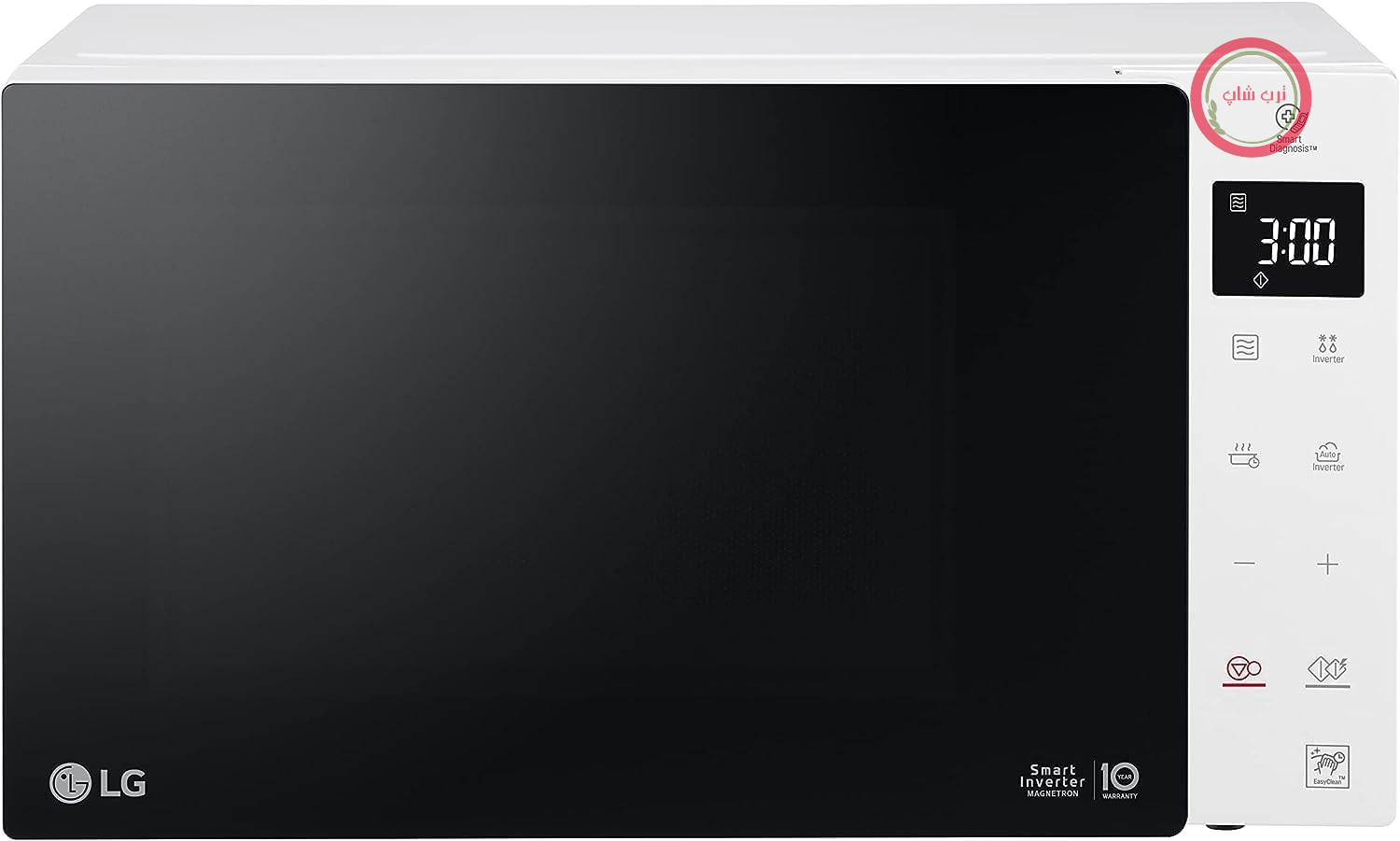 مایکروویو ال جی الکترونیکس مدل LG MS 23 Necbw / 1000 وات، سفید
