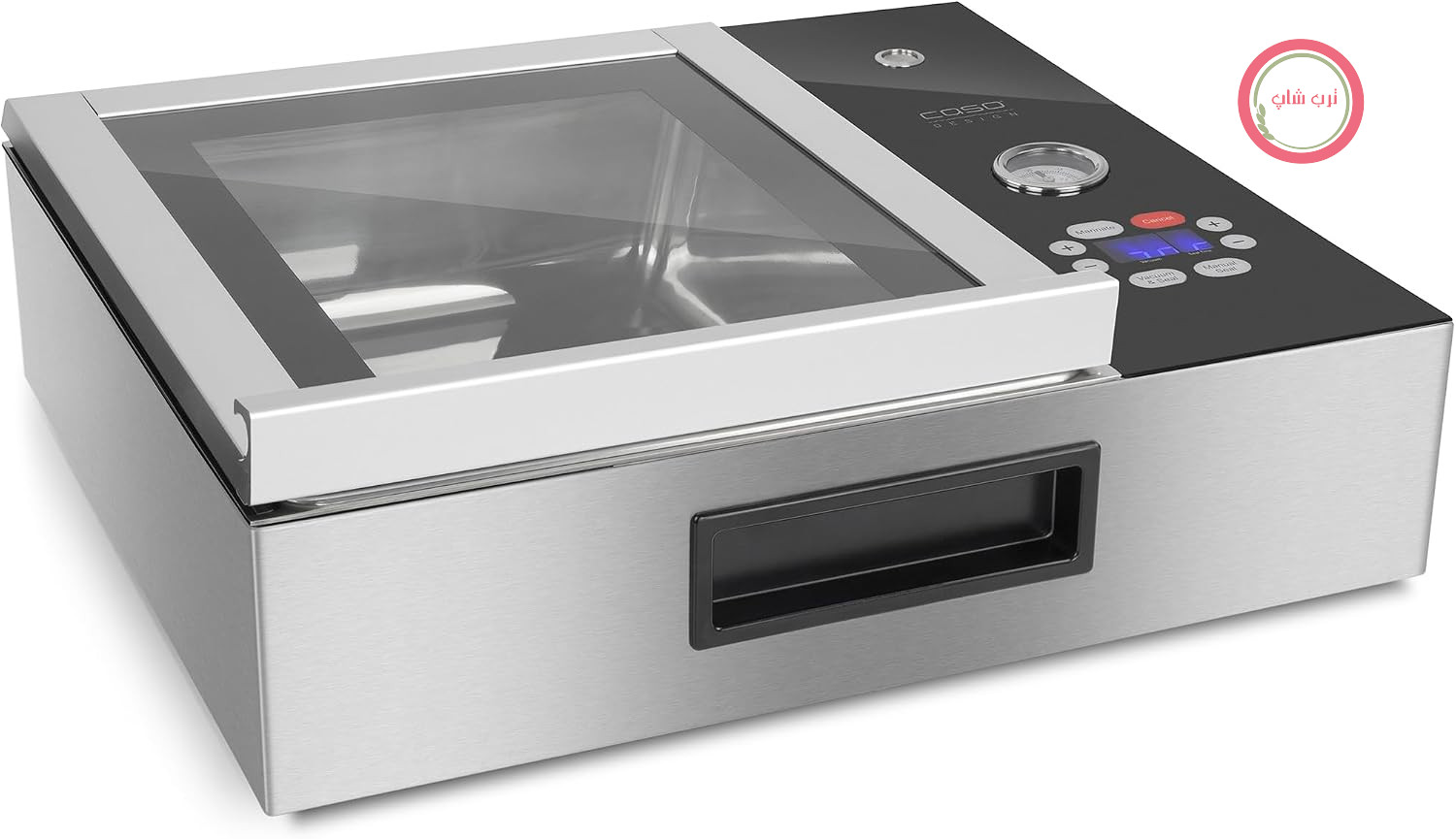 دستگاه وکیوم تجاری کاسو آلمان CASO VacuChef Slim - Line Chamber ساخته شده از استیل ضد زنگ