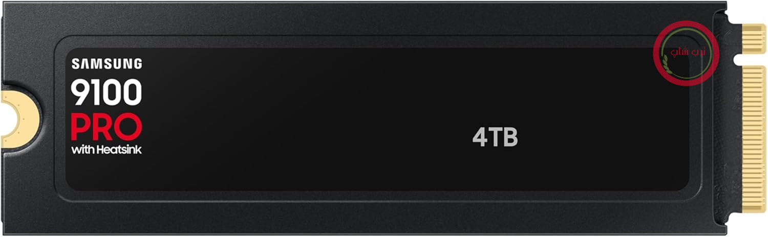 هارد SSD سامسونگ 9100 PRO هیت سینک NVMe M.2، 4 ترابایت، PCIe 5.0، سرعت خواندن 14800 مگابایت بر ثانیه، سرعت نوشتن 13400 مگابایت بر ثانیه، SSD داخلی برای بازی با کامپیوتر و کنسول و ویرایش ویدیو، مشکی، MZ-VAP4T0CW