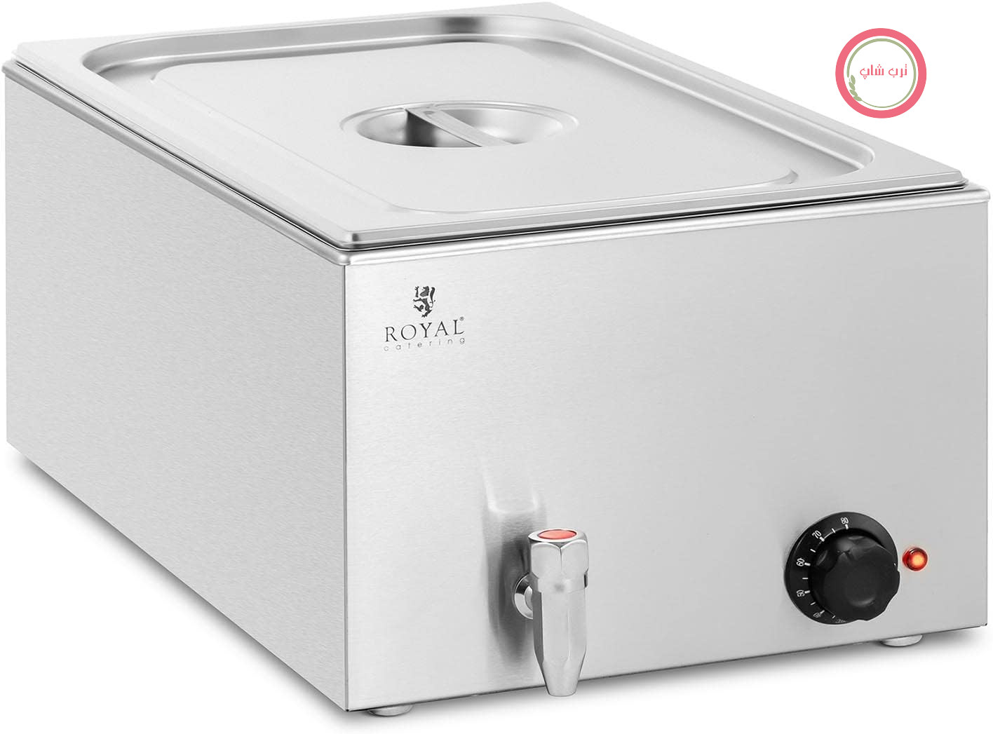 ظرف غذای گرم کن بن ماری ۶۰۰ وات ۱ GN 1/1 مدل Royal Catering RCBM_GN1/1_1