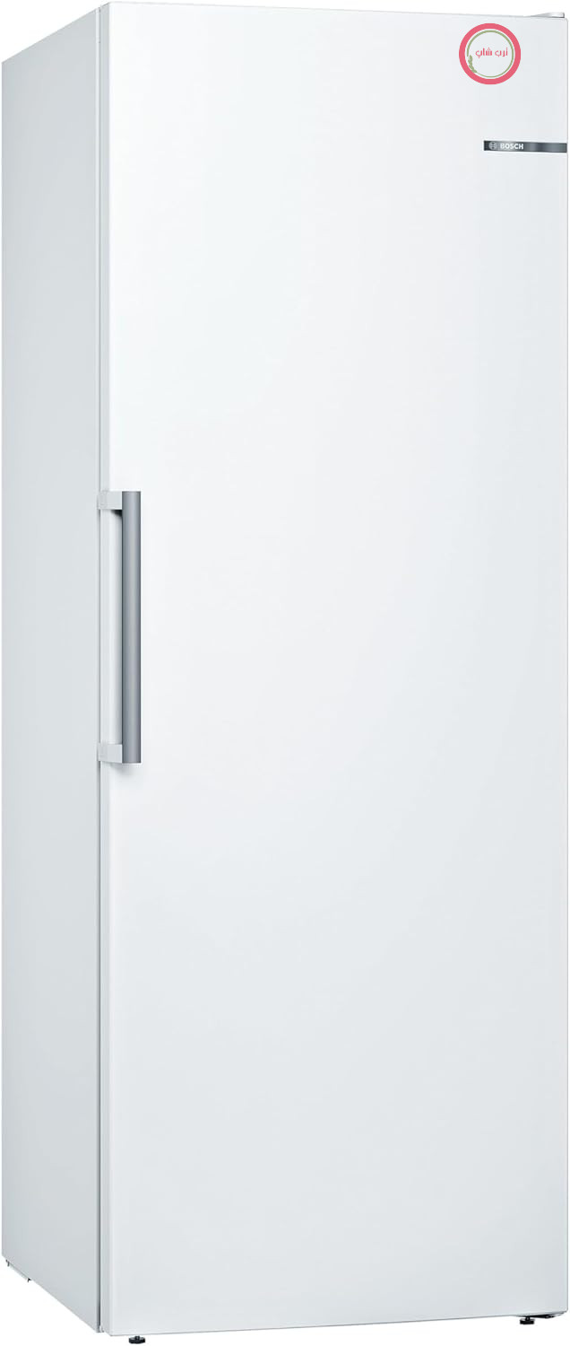 فریزر بوش GSN58AWCV سری 6 XXL، 191 در 70 سانتی‌متر، فوق عریض، 365 لیتر، بدون برفک، دیگر هرگز یخ‌زدایی نکنید، روشنایی LED، جعبه بزرگ، قابل تعویض